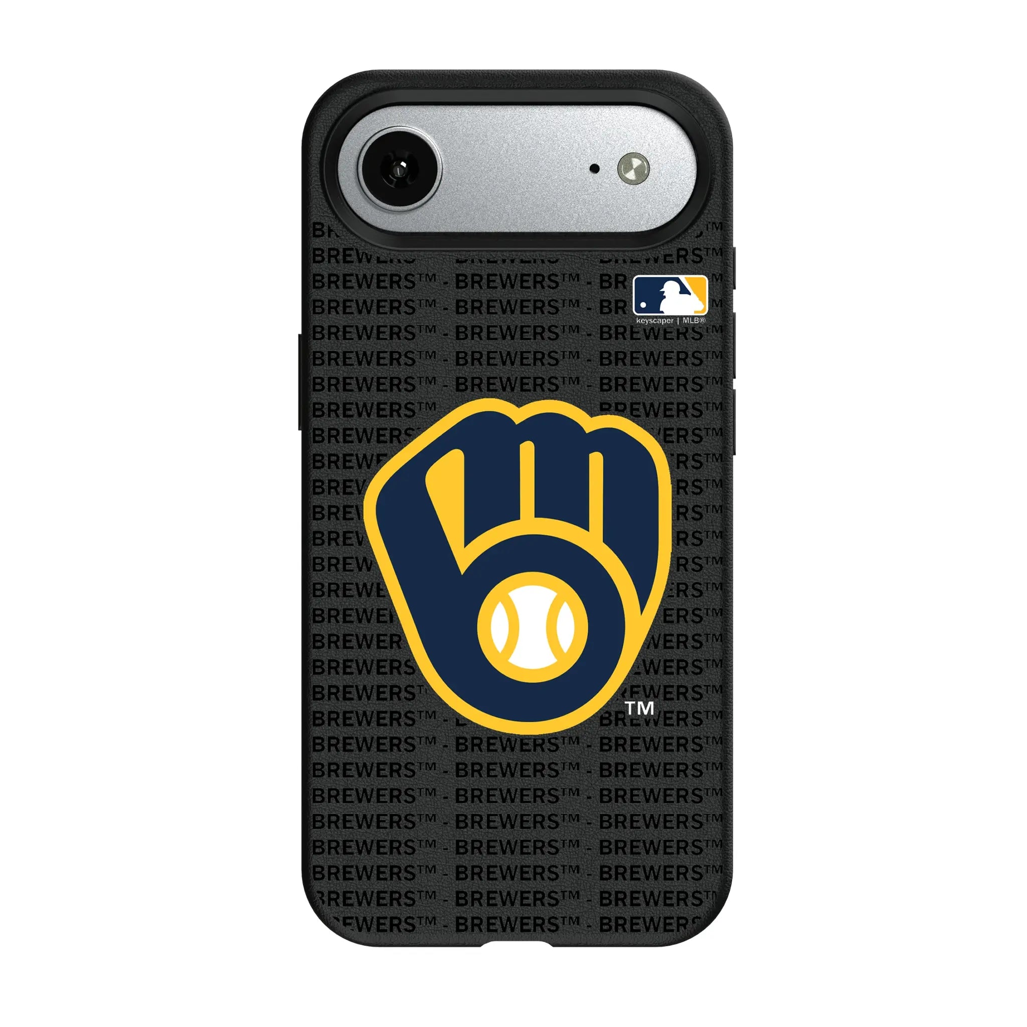 Milwaukee Brewers Text Backdrop iPhone MagSafe Compatible Phone Case for Apple iPhone#Device_iPhone Air