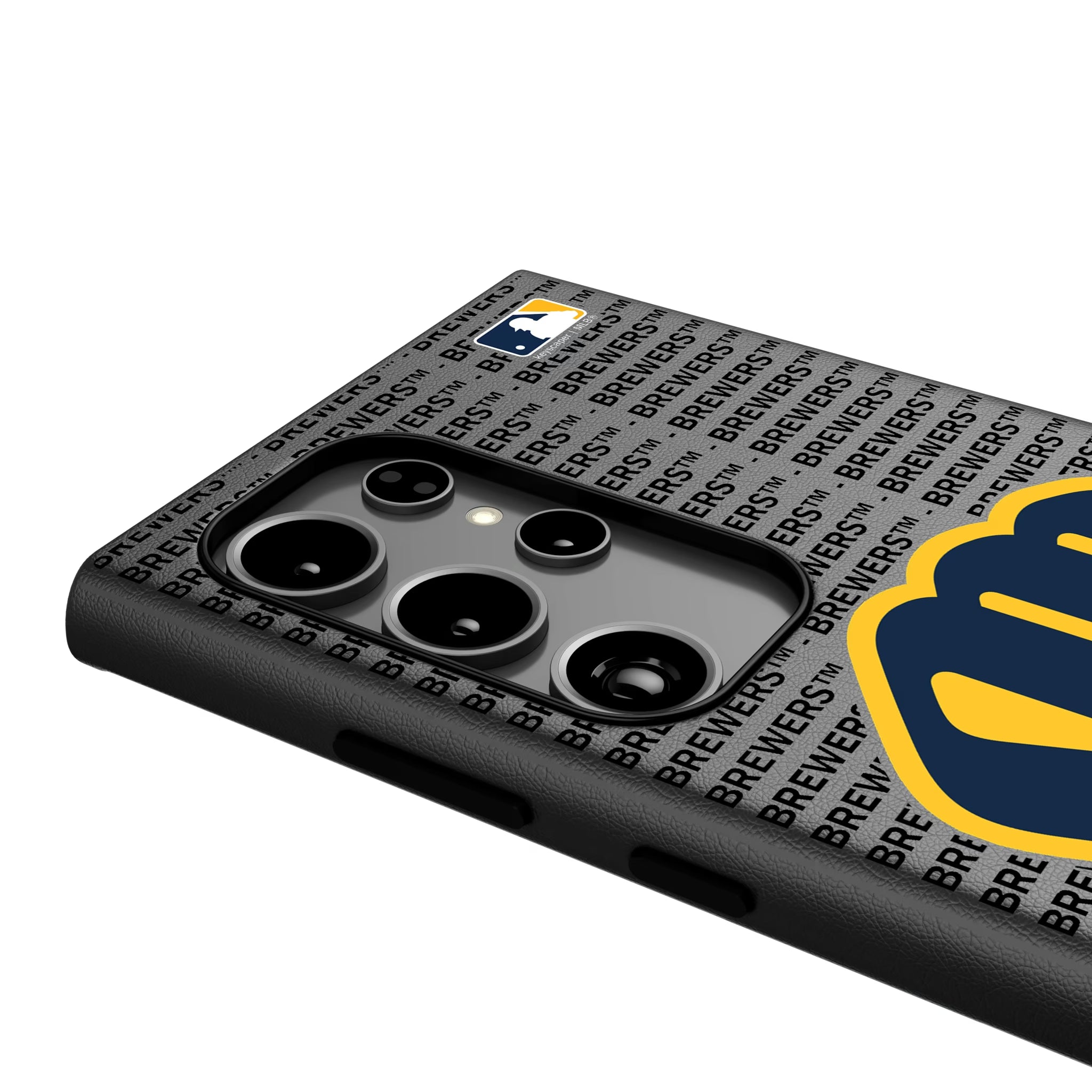 Milwaukee Brewers Text Backdrop Galaxy MagSafe Compatible Phone Case for Samsung Galaxy - Detail