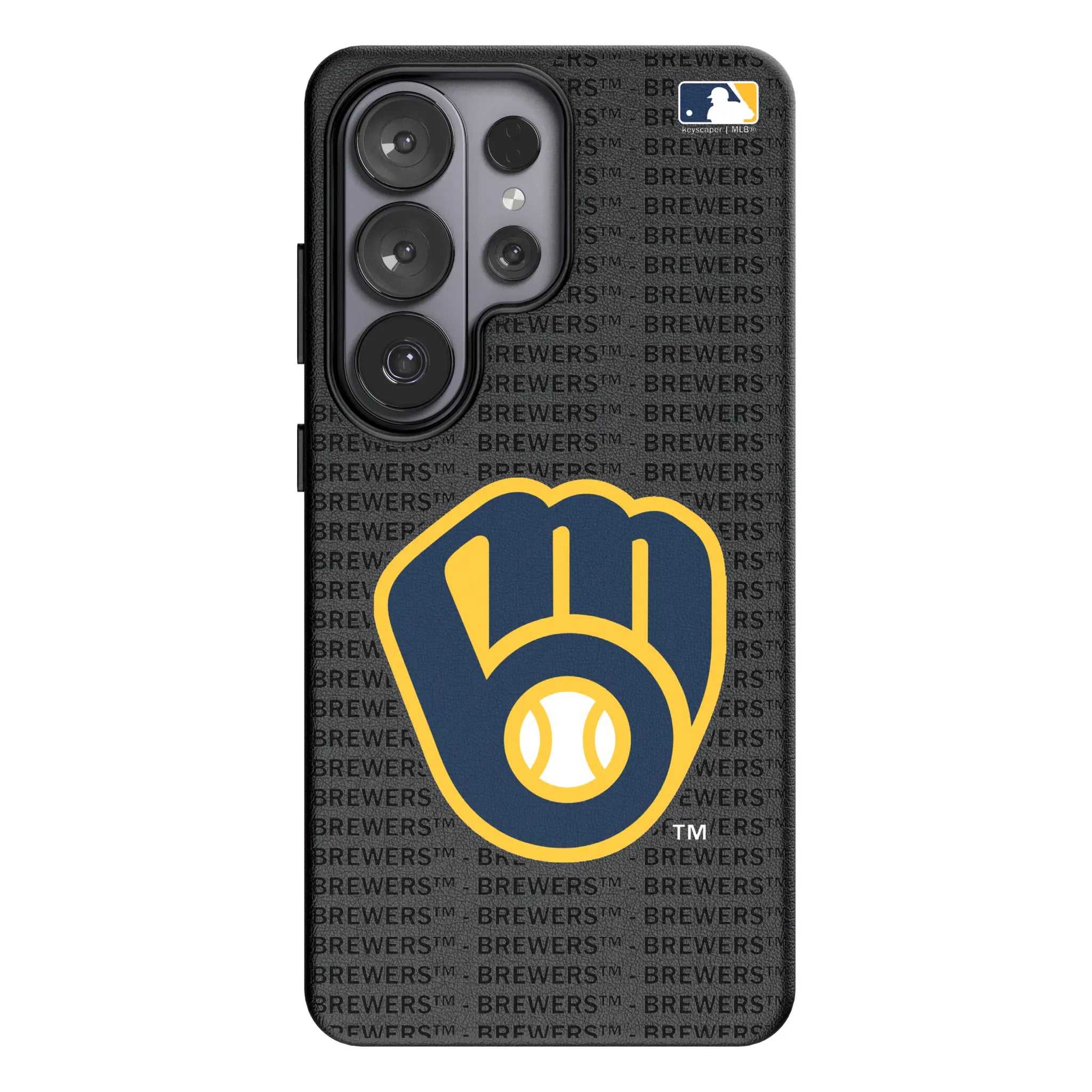 Milwaukee Brewers Text Backdrop Galaxy MagSafe Compatible Phone Case for Samsung Galaxy#Device_Galaxy S26 Ultra