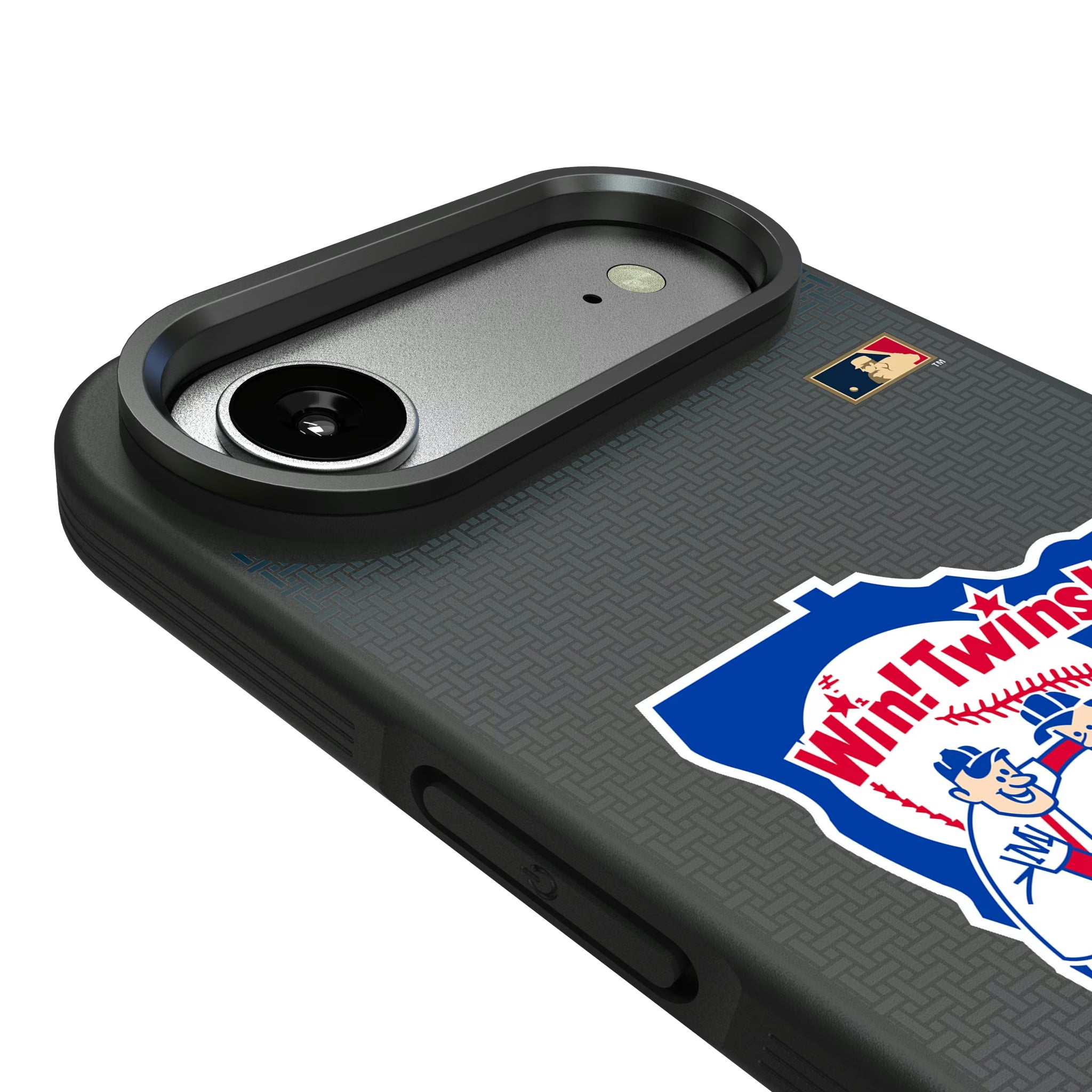 Minnesota Twins 1976-1986 - Cooperstown Collection Linen iPhone Bump Phone Case for Apple iPhone - Detail#Device_iPhone Air
