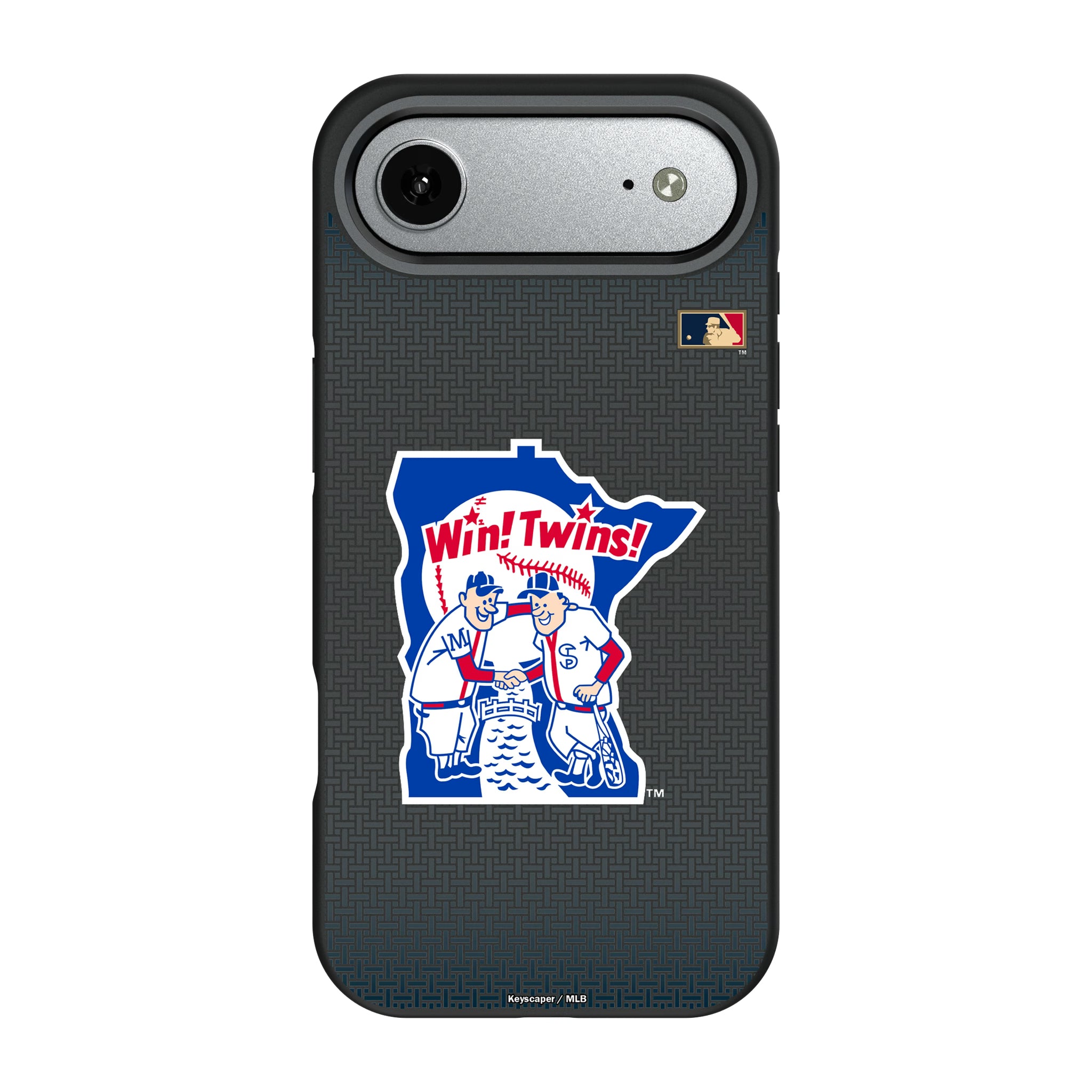 Minnesota Twins 1976-1986 - Cooperstown Collection Linen iPhone Bump Phone Case for Apple iPhone#Device_iPhone Air