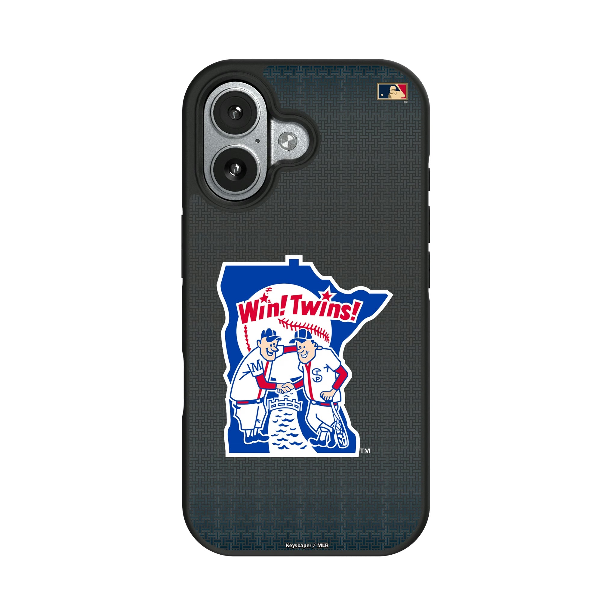 Minnesota Twins 1976-1986 - Cooperstown Collection Linen iPhone Bump Phone Case for Apple iPhone#Device_iPhone 17