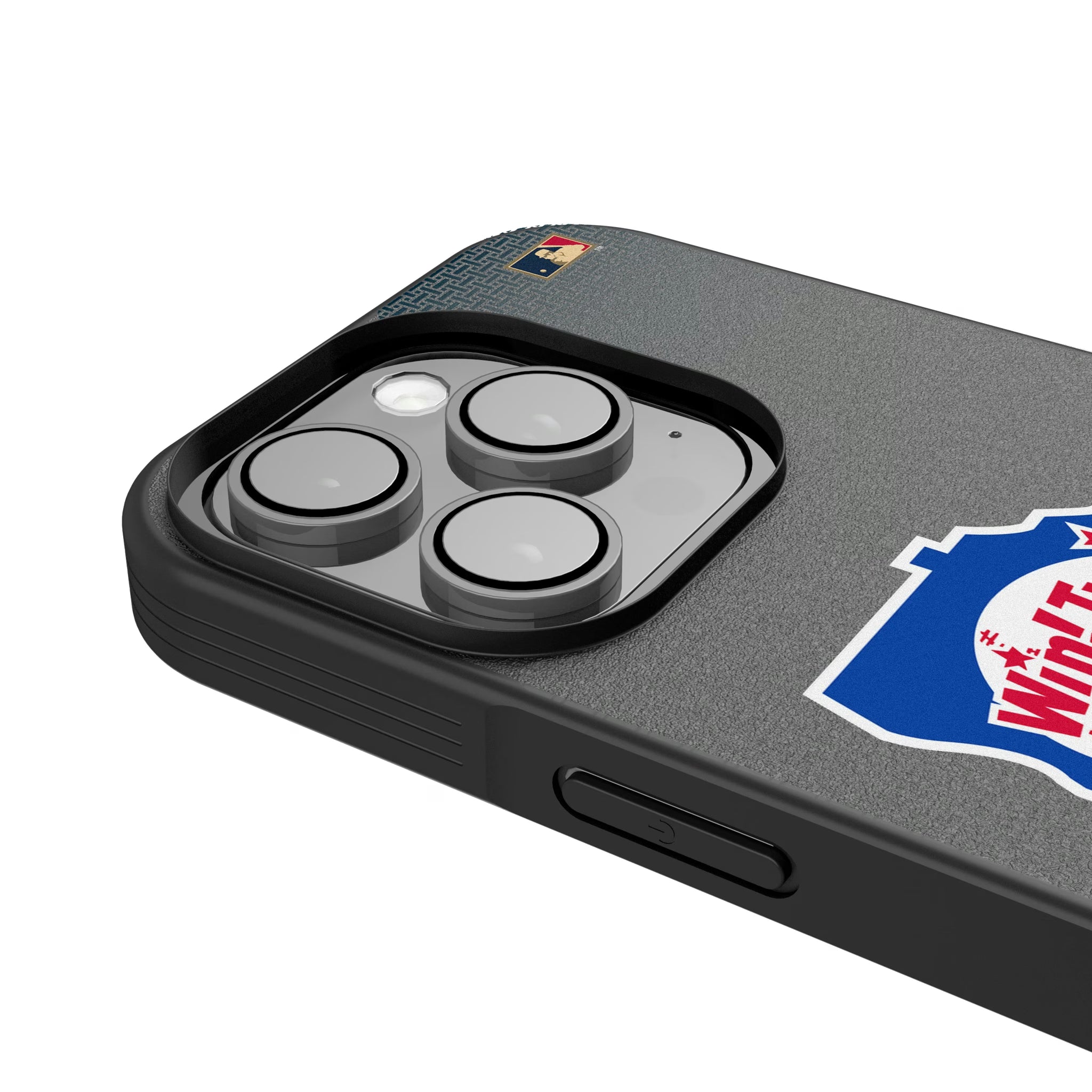 Minnesota Twins 1976-1986 - Cooperstown Collection Linen iPhone Bump Phone Case for Apple iPhone - Detail