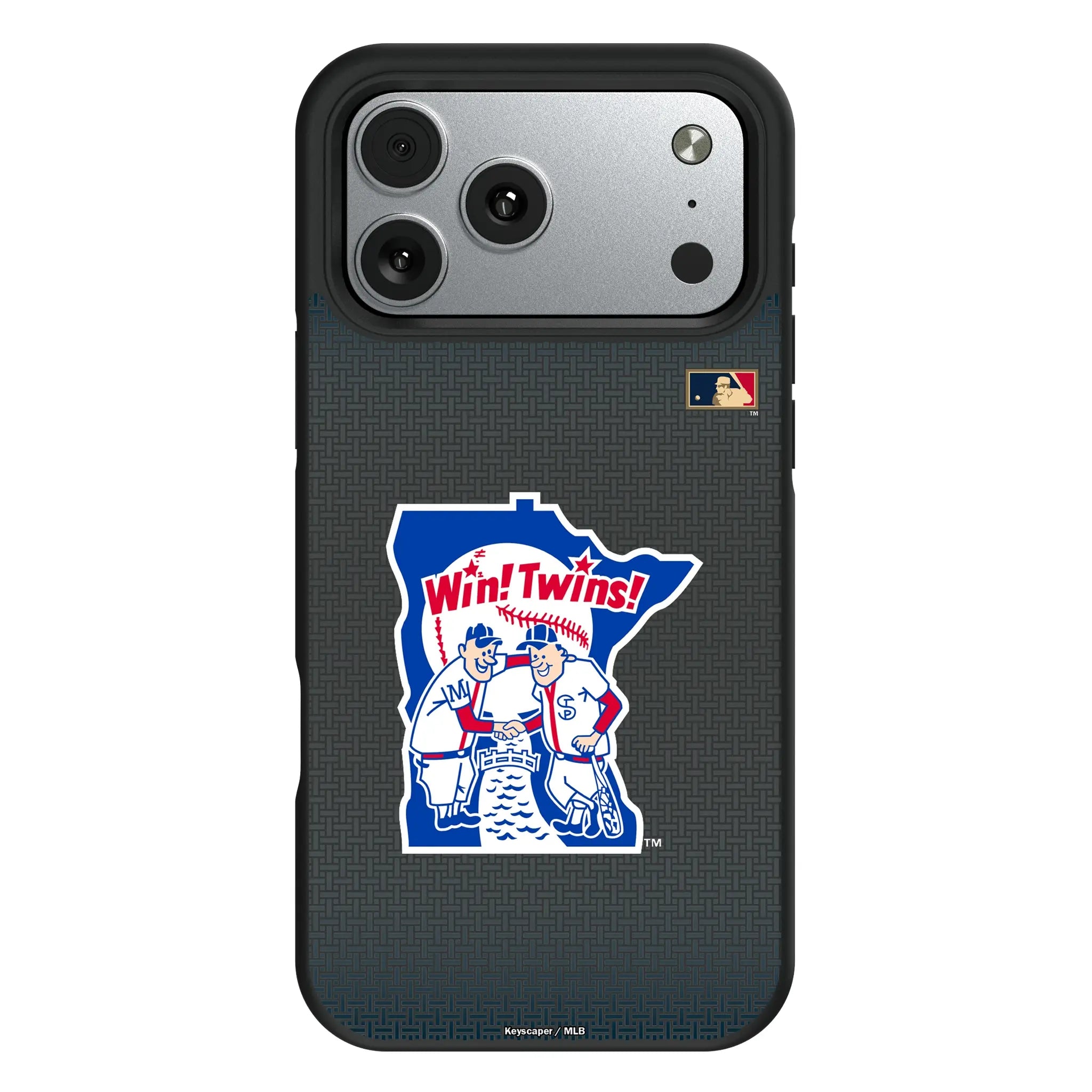 Minnesota Twins 1976-1986 - Cooperstown Collection Linen iPhone Bump Phone Case for Apple iPhone#Device_iPhone 17 Pro Max