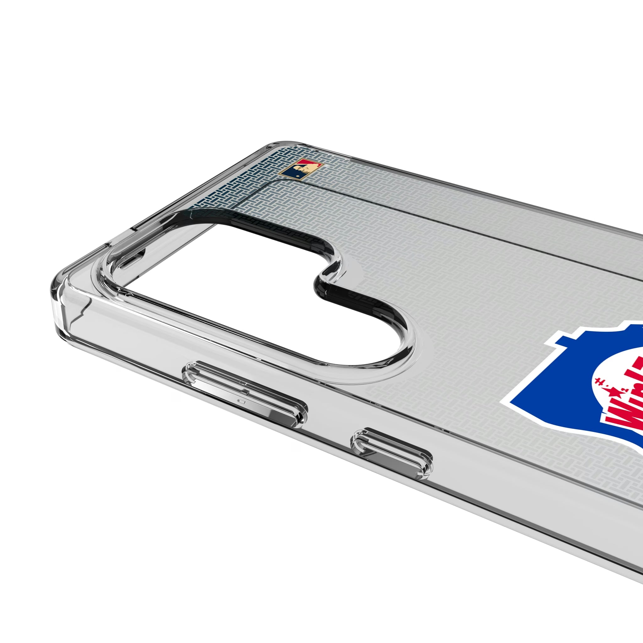 Minnesota Twins 1976-1986 - Cooperstown Collection Linen Galaxy Clear Phone Case for Samsung Galaxy - Detail