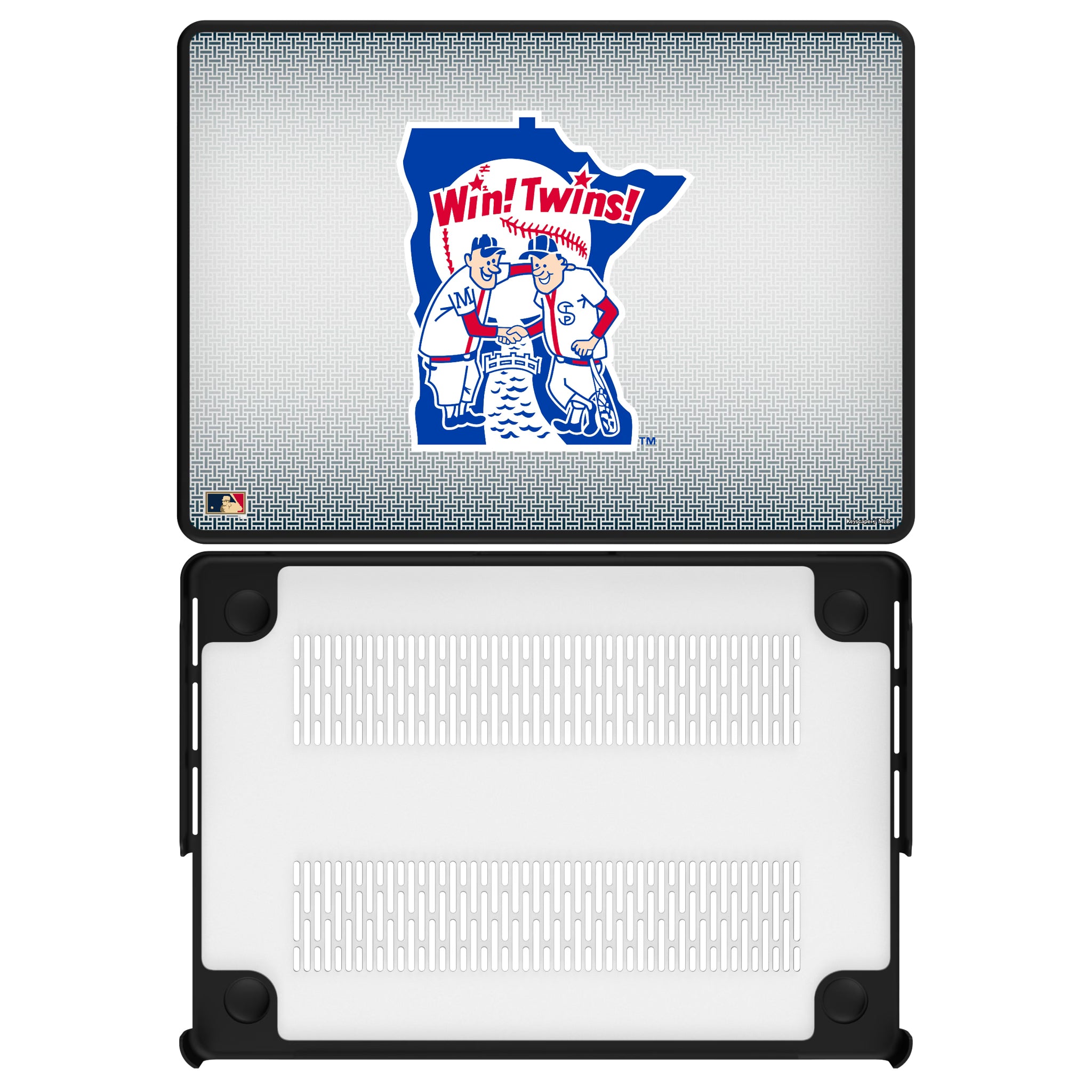 Minnesota Twins 1976-1986 - Cooperstown Collection Linen MacBook Laptop Case for Apple MacBook#Device_MacBook Pro (14-inch, 2021) / MacBook Pro (14-inch, 2023) / MacBook Pro (14-inch, 2024)
