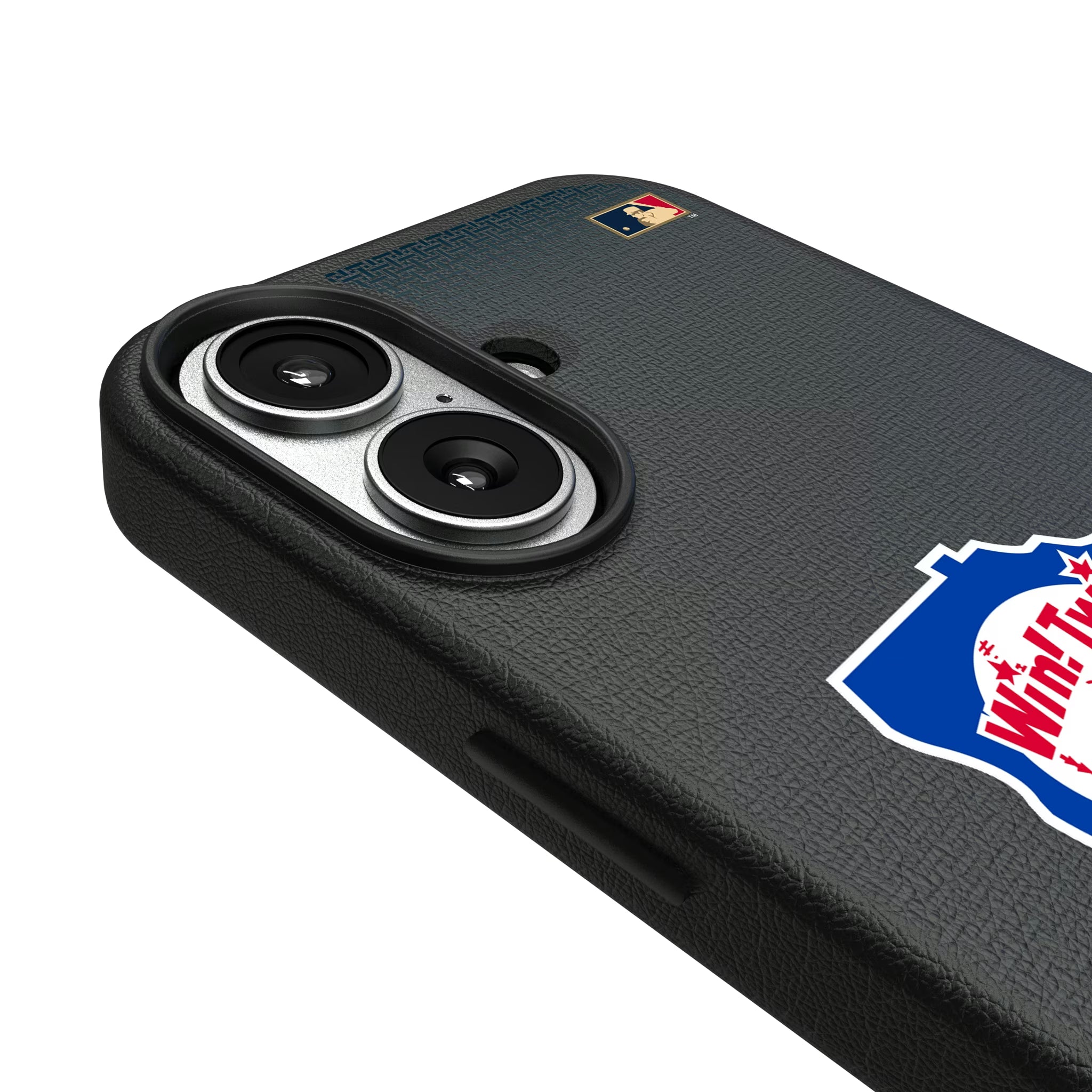 Minnesota Twins 1976-1986 - Cooperstown Collection Linen iPhone MagSafe Compatible Phone Case for Apple iPhone - Detail#Device_iPhone 17