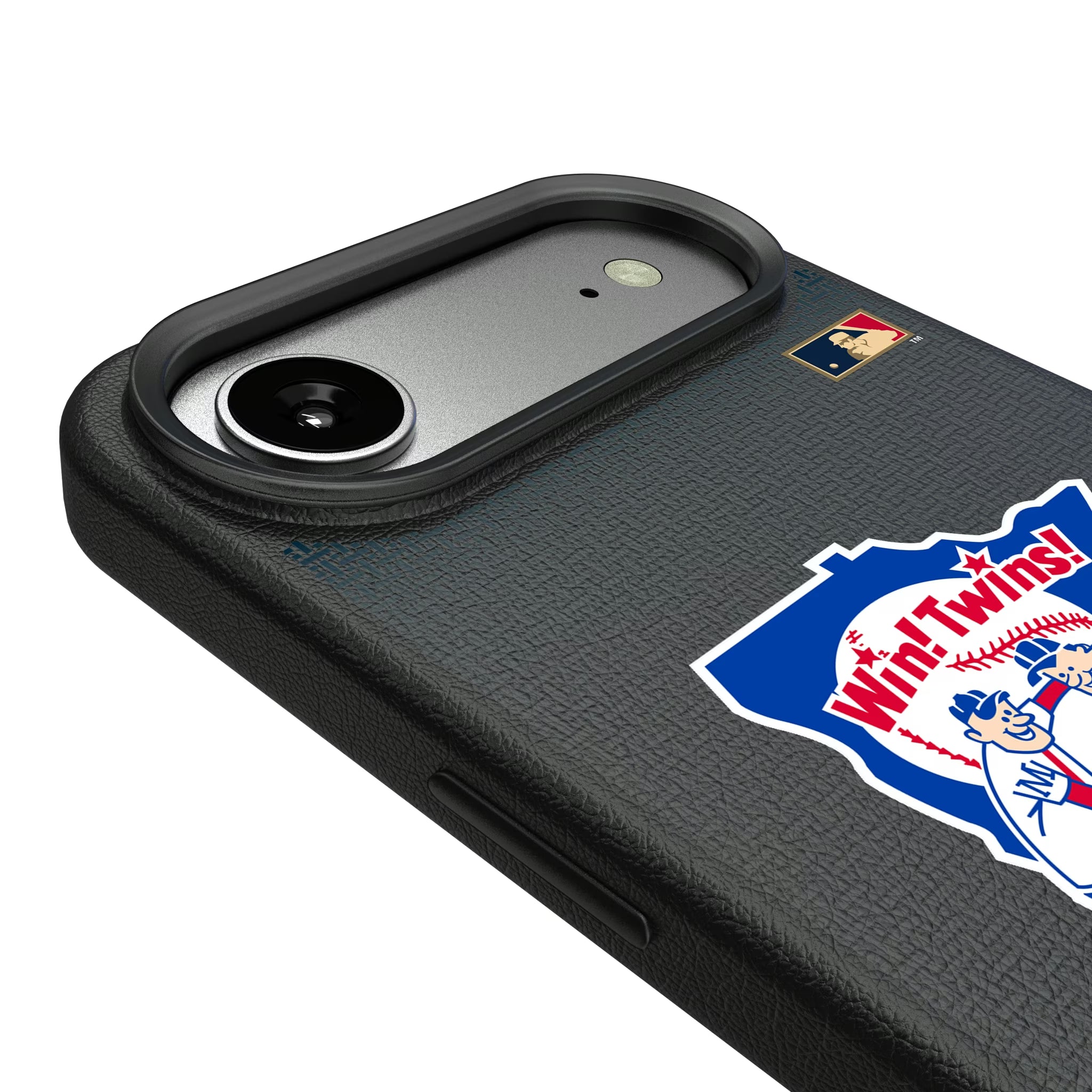 Minnesota Twins 1976-1986 - Cooperstown Collection Linen iPhone MagSafe Compatible Phone Case for Apple iPhone - Detail#Device_iPhone Air
