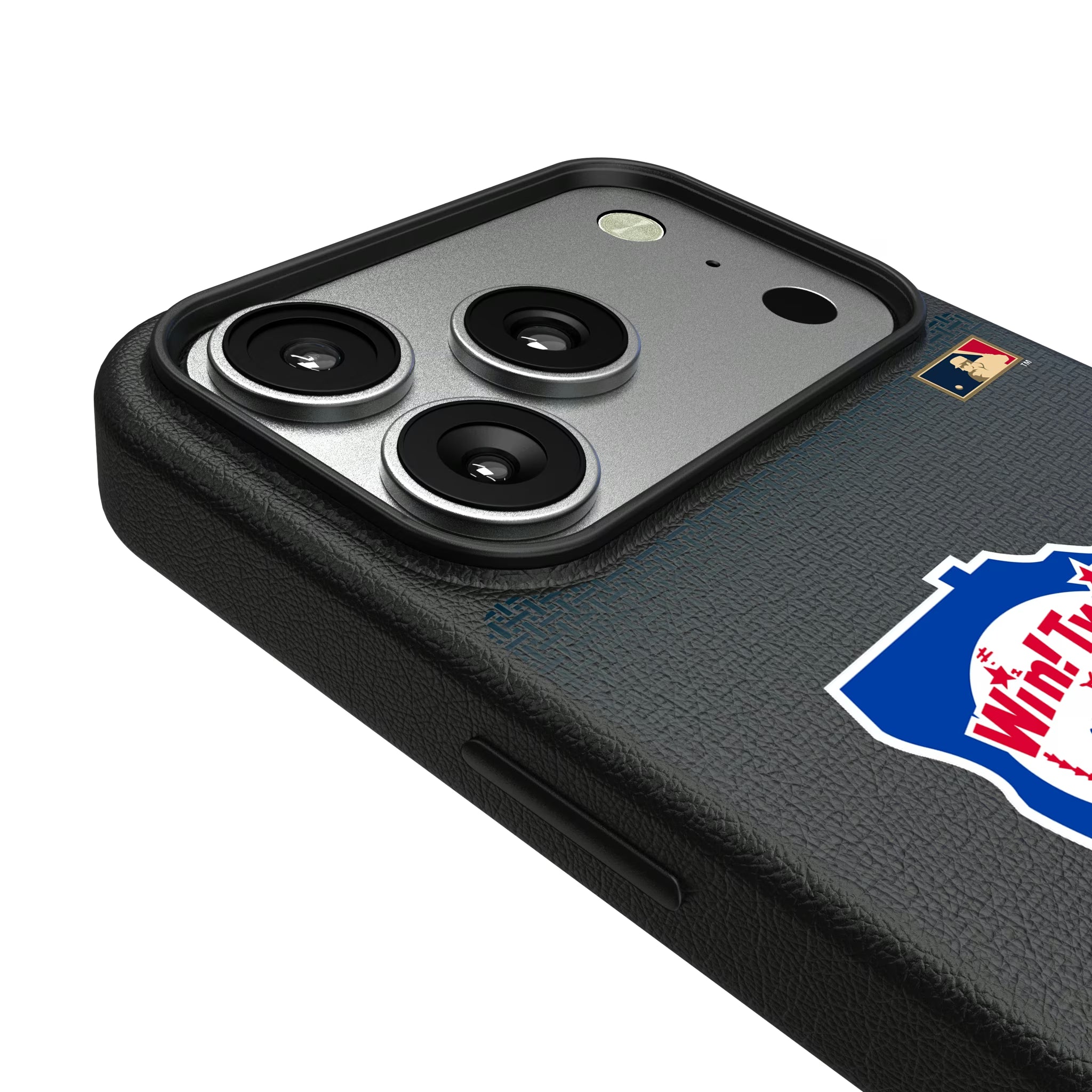 Minnesota Twins 1976-1986 - Cooperstown Collection Linen iPhone MagSafe Compatible Phone Case for Apple iPhone - Detail#Device_iPhone 17 Pro
