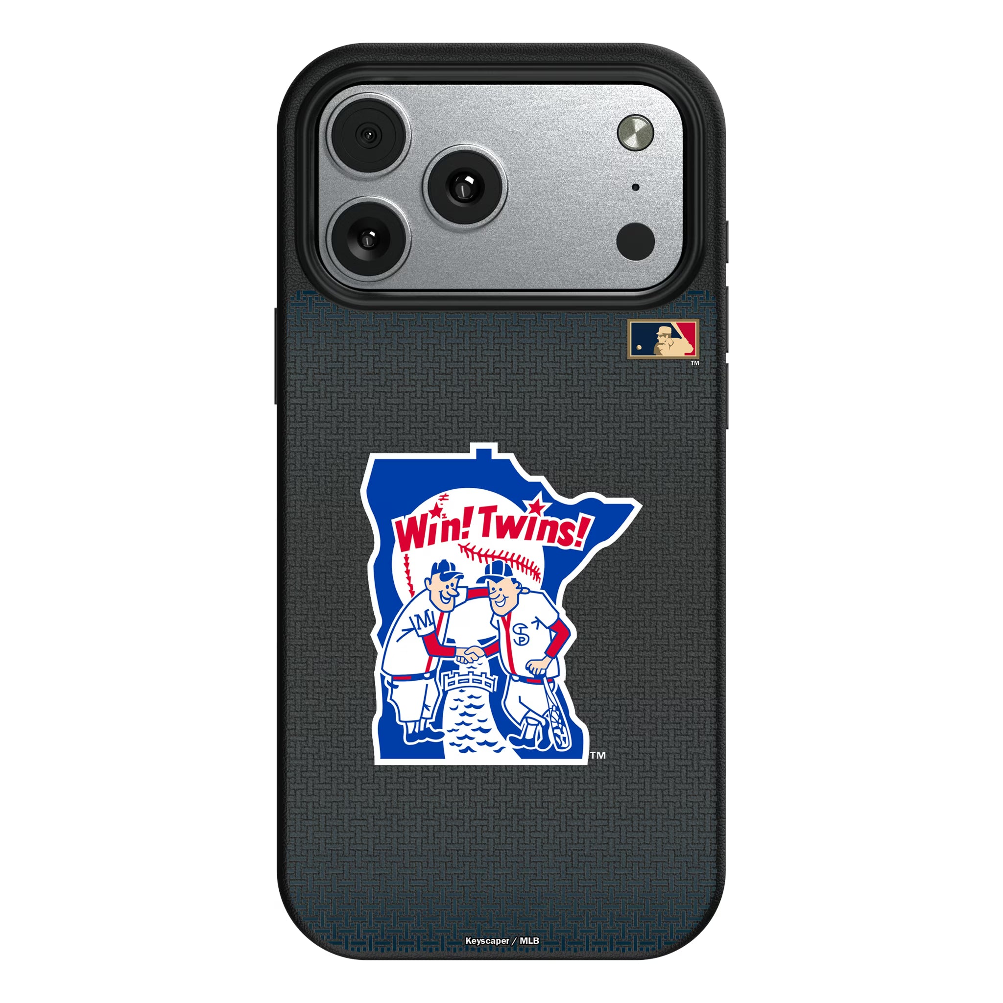 Minnesota Twins 1976-1986 - Cooperstown Collection Linen iPhone MagSafe Compatible Phone Case for Apple iPhone#Device_iPhone 17 Pro Max