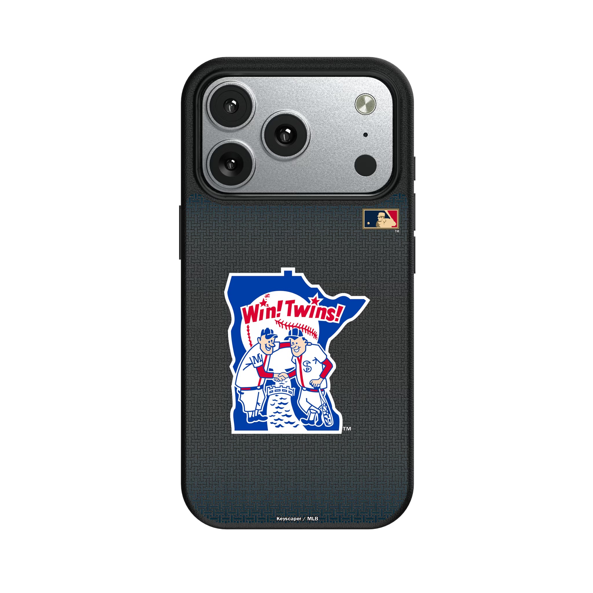 Minnesota Twins 1976-1986 - Cooperstown Collection Linen iPhone MagSafe Compatible Phone Case for Apple iPhone#Device_iPhone 17 Pro