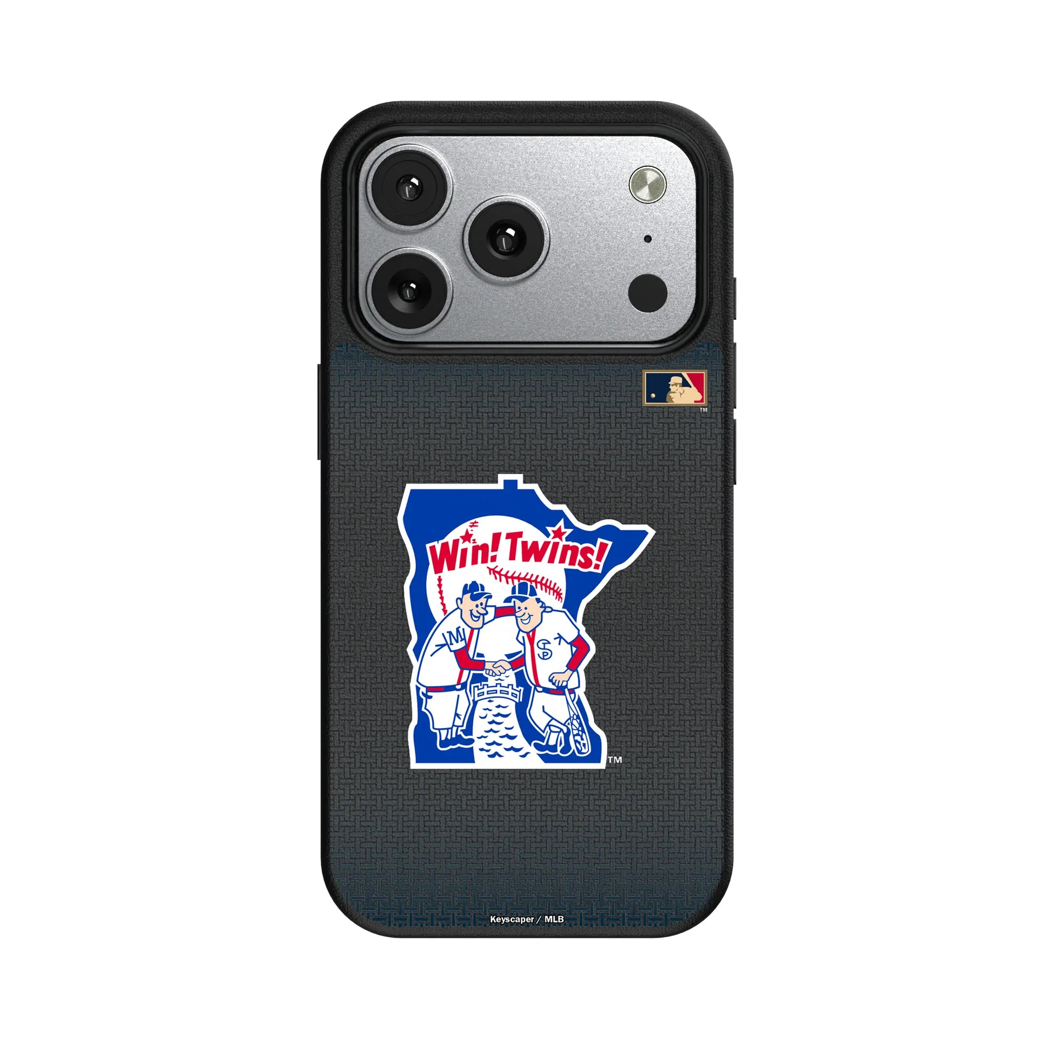 Minnesota Twins 1976-1986 - Cooperstown Collection Linen iPhone MagSafe Compatible Phone Case for Apple iPhone#Device_iPhone 17 Pro
