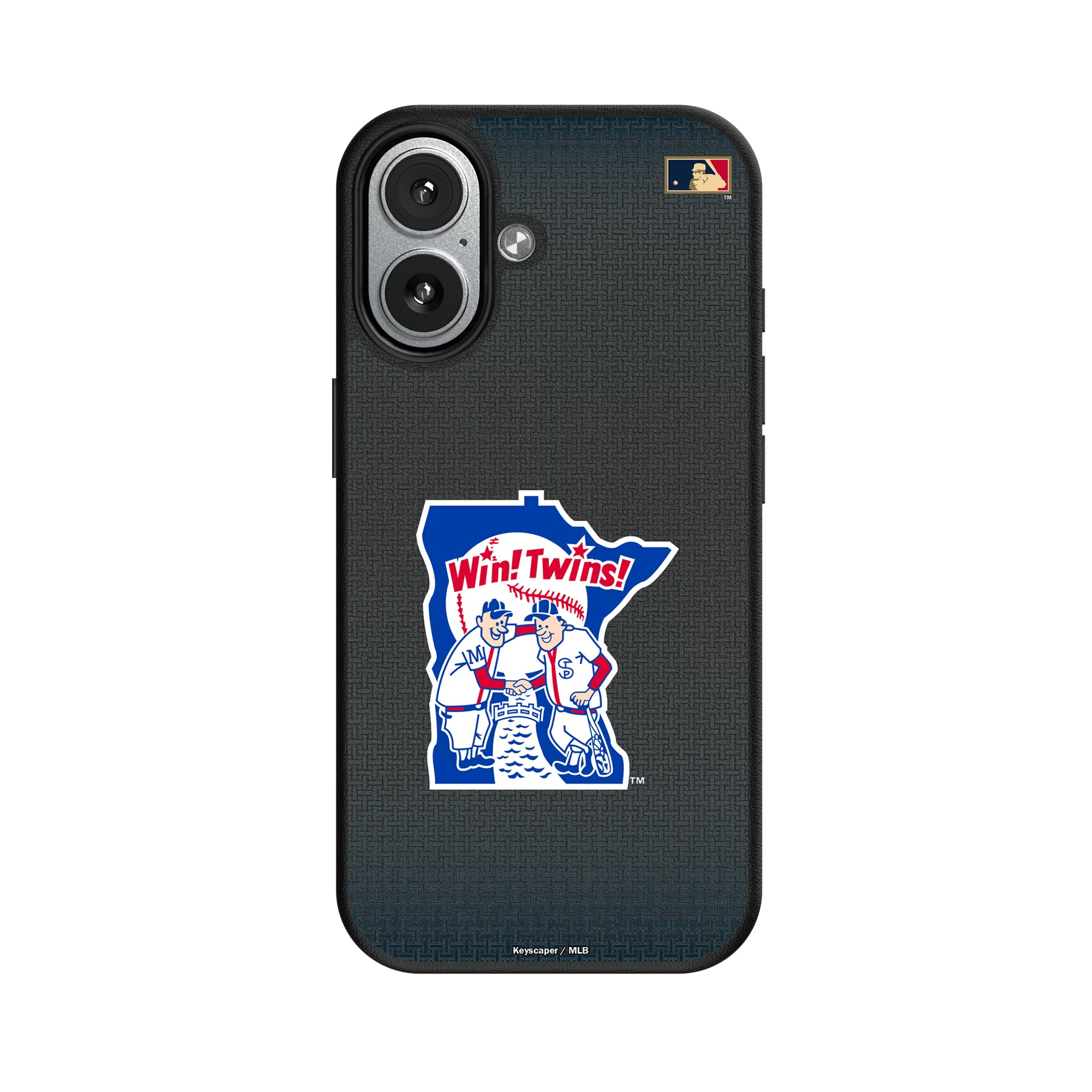 Minnesota Twins 1976-1986 - Cooperstown Collection Linen iPhone MagSafe Compatible Phone Case for Apple iPhone#Device_iPhone 17