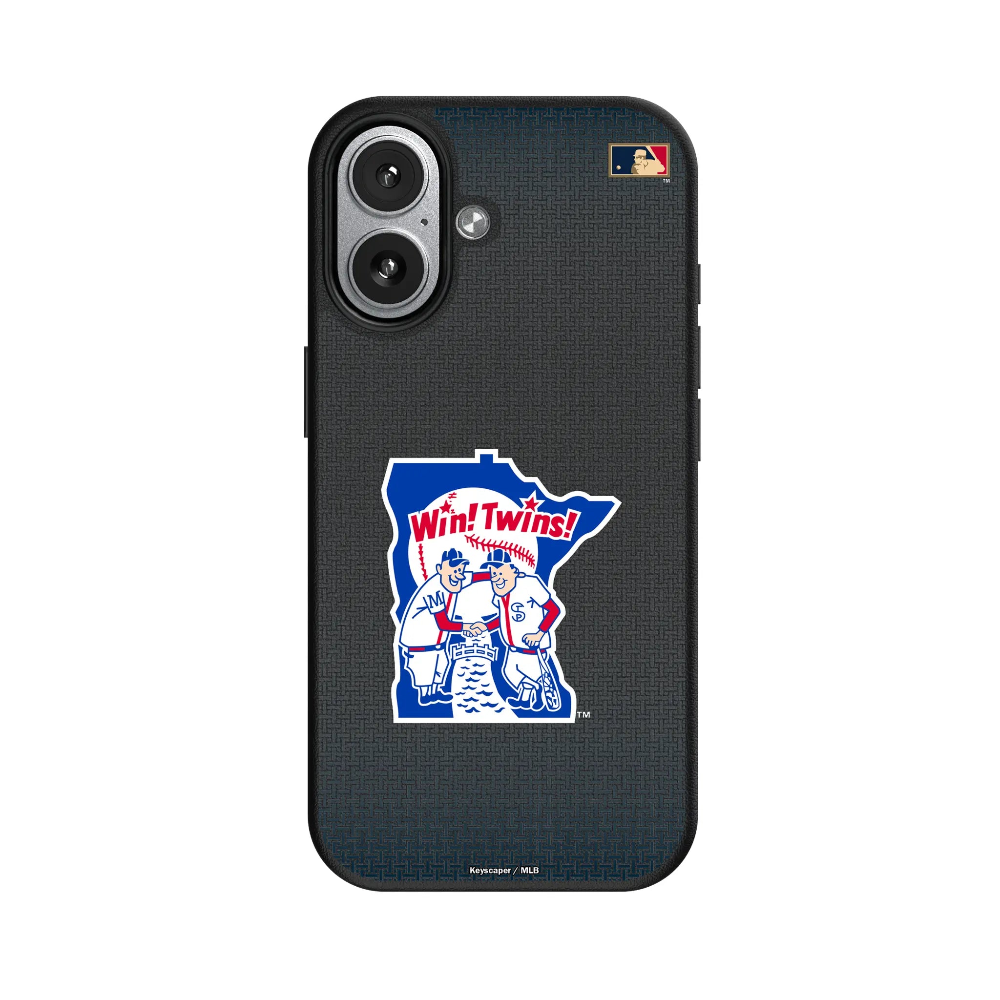 Minnesota Twins 1976-1986 - Cooperstown Collection Linen iPhone MagSafe Compatible Phone Case for Apple iPhone#Device_iPhone 17