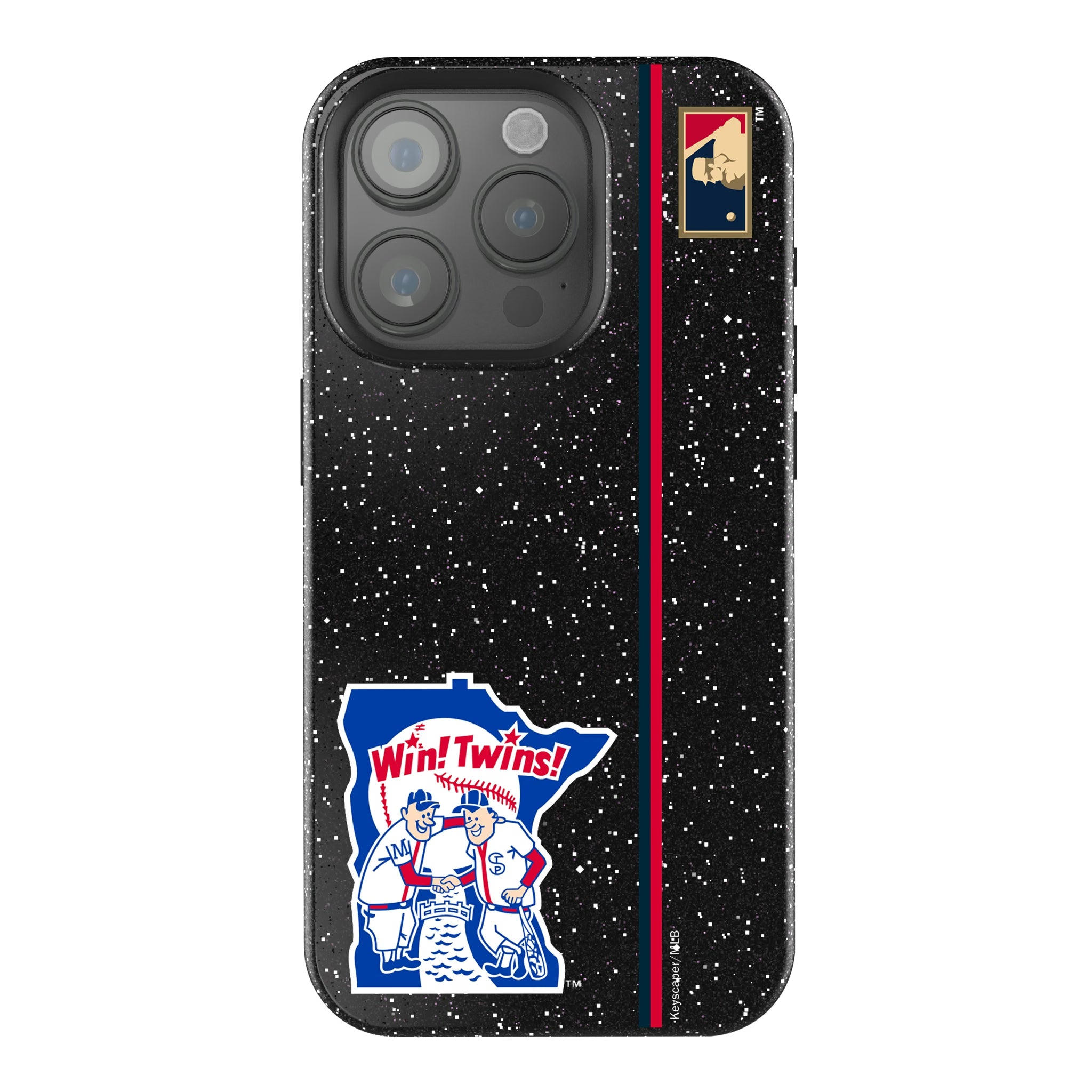 Minnesota Twins 1976-1986 - Cooperstown Collection Sidebar iPhone Bling Phone Case for Apple iPhone