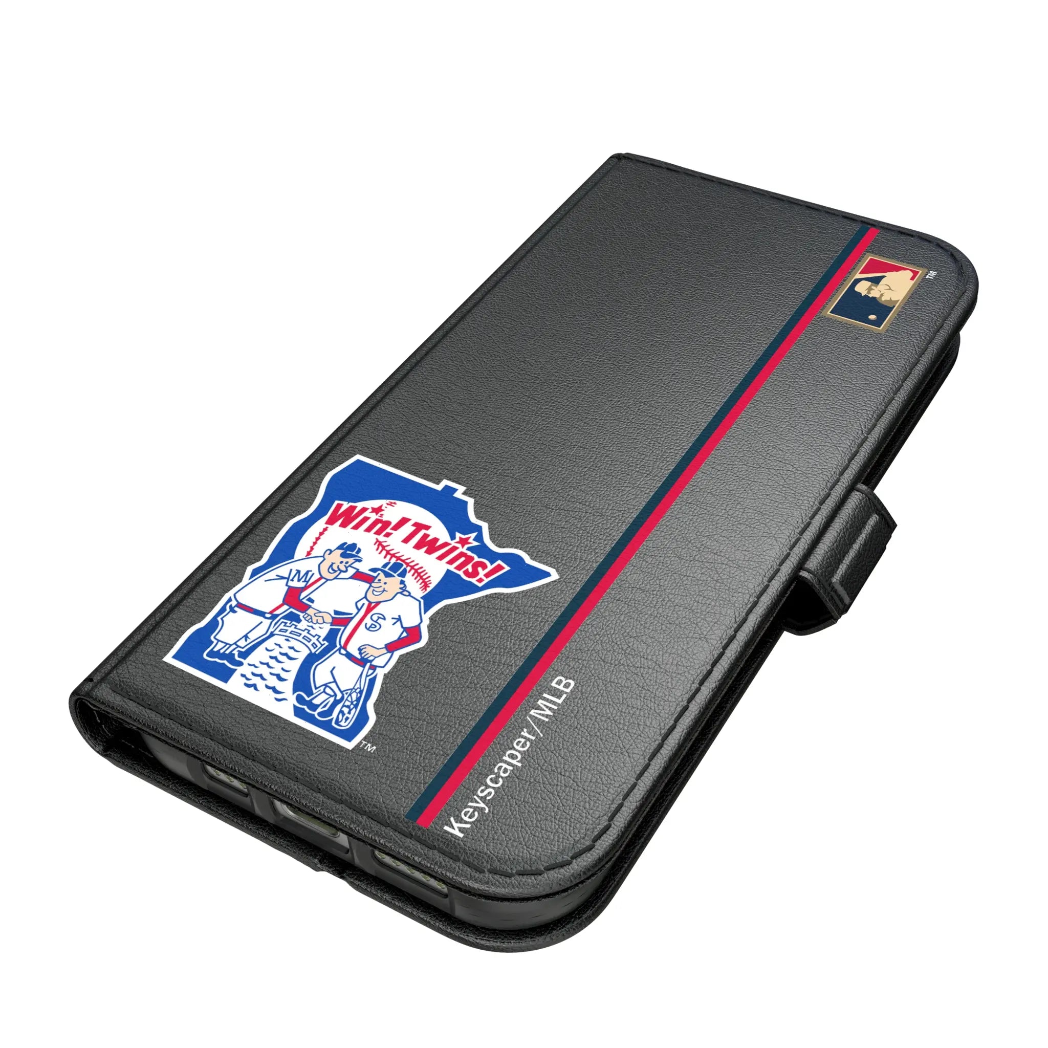 Minnesota Twins 1976-1986 - Cooperstown Collection Sidebar iPhone Folio Phone Case for Apple iPhone#Device_iPhone 17