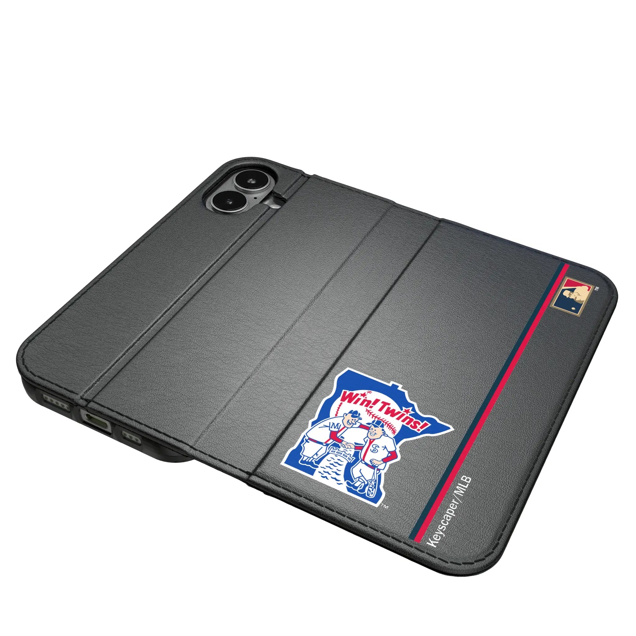 Minnesota Twins 1976-1986 - Cooperstown Collection Sidebar iPhone Folio Phone Case for Apple iPhone#Device_iPhone 17