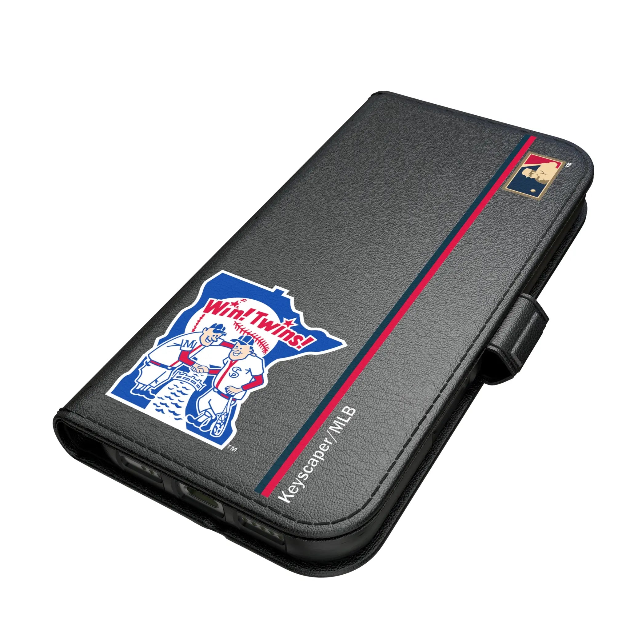 Minnesota Twins 1976-1986 - Cooperstown Collection Sidebar iPhone Folio Phone Case for Apple iPhone#Device_iPhone 17 Pro