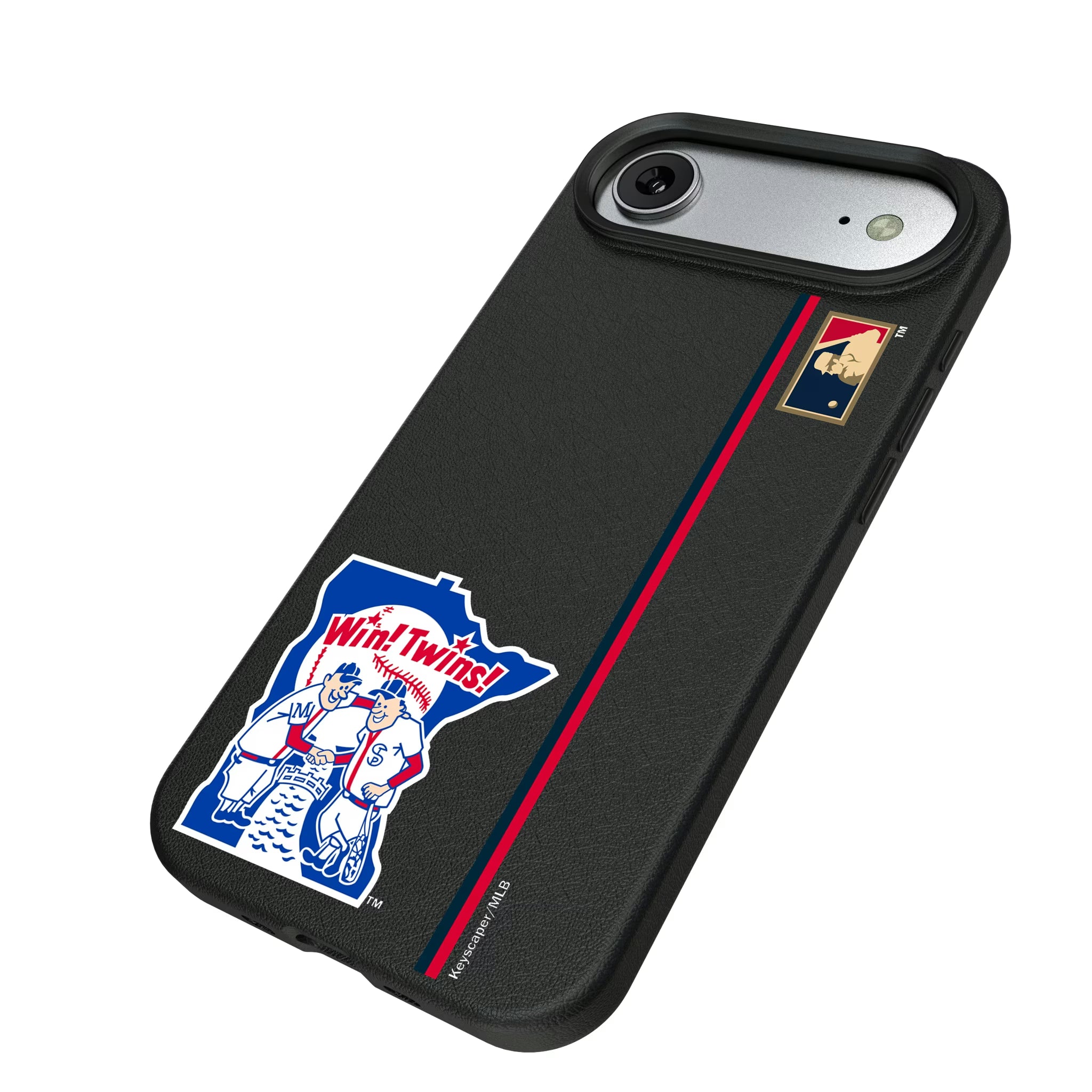 Minnesota Twins 1976-1986 - Cooperstown Collection Sidebar iPhone MagSafe Compatible Phone Case for Apple iPhone - Isometric View#Device_iPhone Air