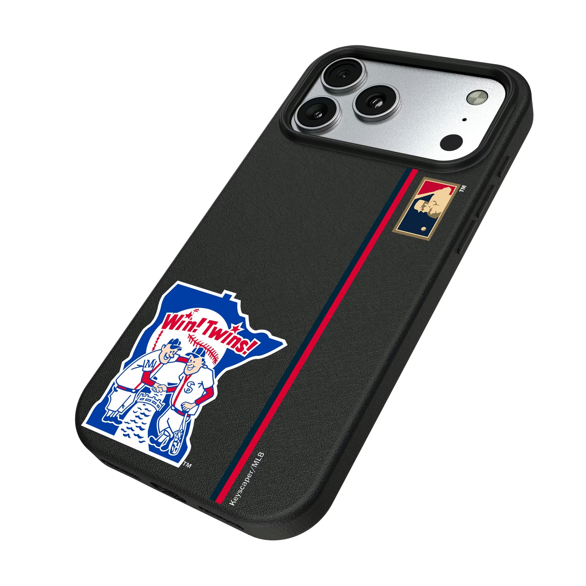 Minnesota Twins 1976-1986 - Cooperstown Collection Sidebar iPhone MagSafe Compatible Phone Case for Apple iPhone - Isometric View#Device_iPhone 17 Pro Max