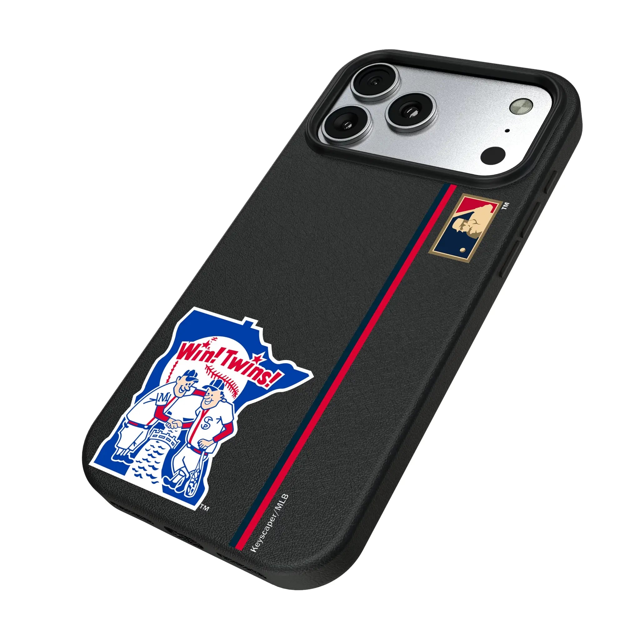 Minnesota Twins 1976-1986 - Cooperstown Collection Sidebar iPhone MagSafe Compatible Phone Case for Apple iPhone - Isometric View#Device_iPhone 17 Pro Max
