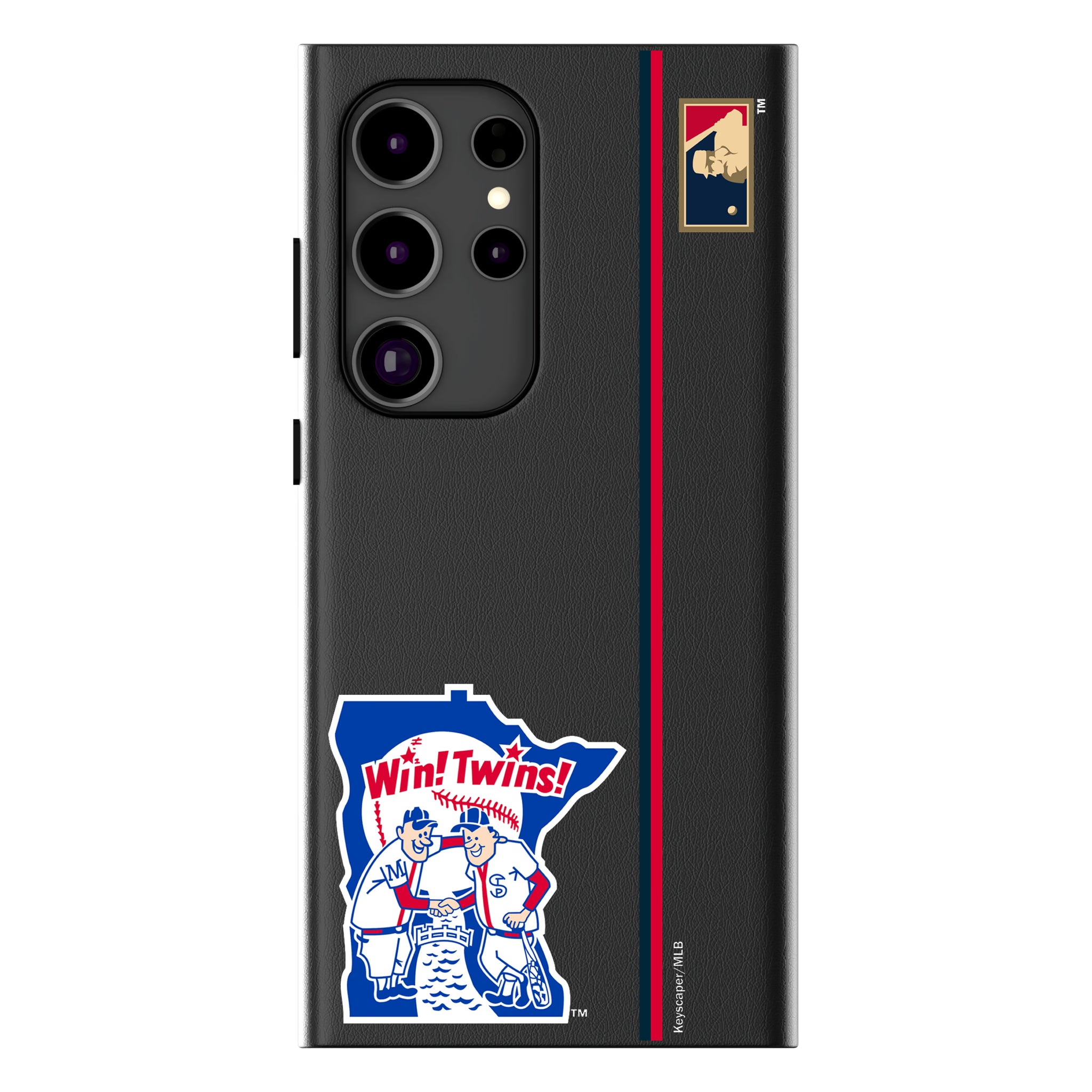 Minnesota Twins 1976-1986 - Cooperstown Collection Sidebar Galaxy MagSafe Compatible Phone Case for Samsung Galaxy