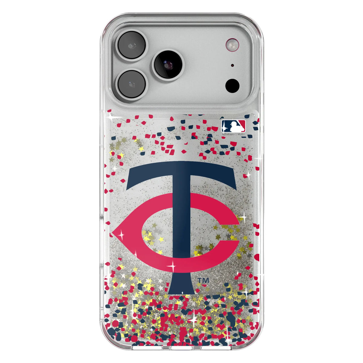 Minnesota Twins Confetti Glitter Phone Case for Apple iPhone