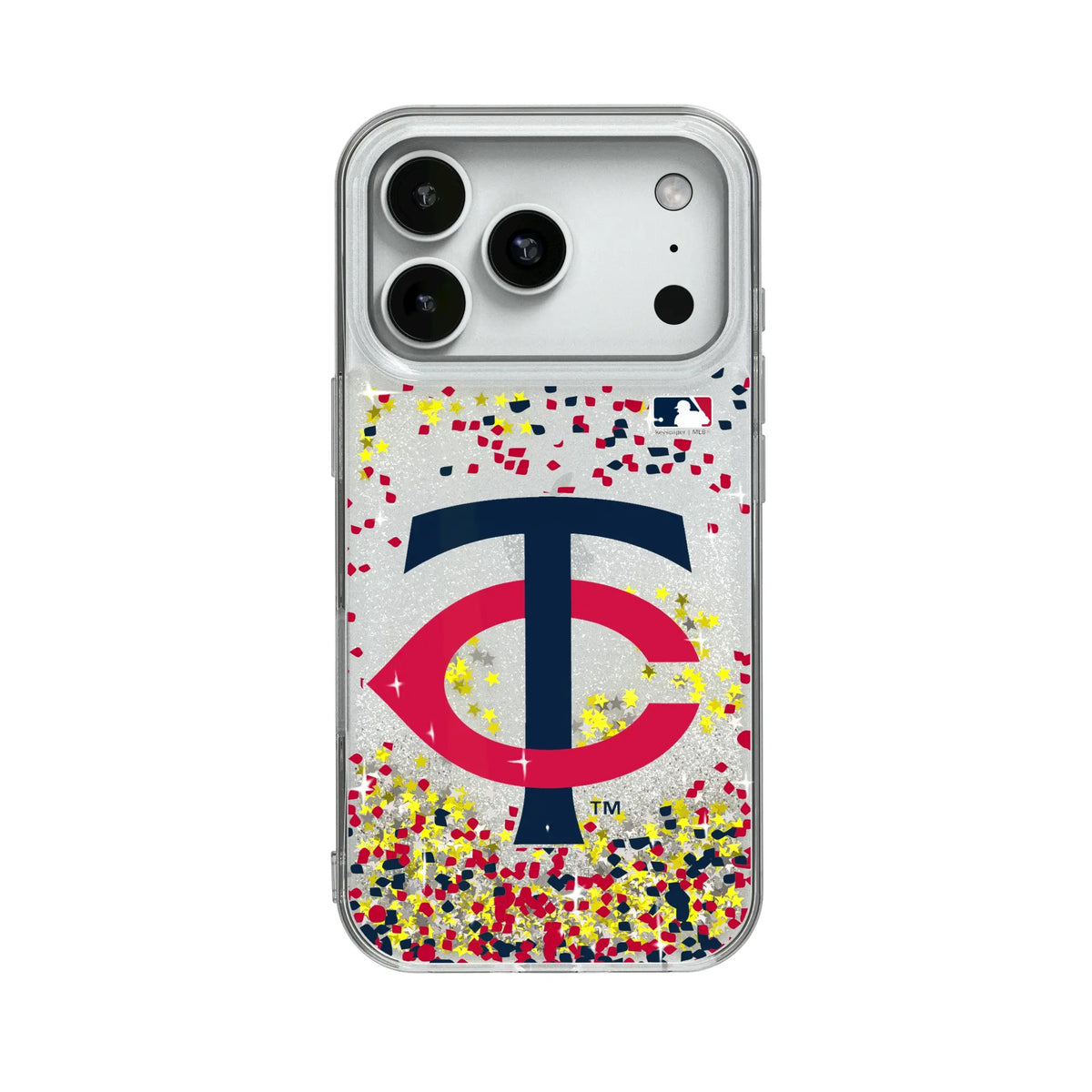 Minnesota Twins Confetti Glitter Phone Case for Apple iPhone