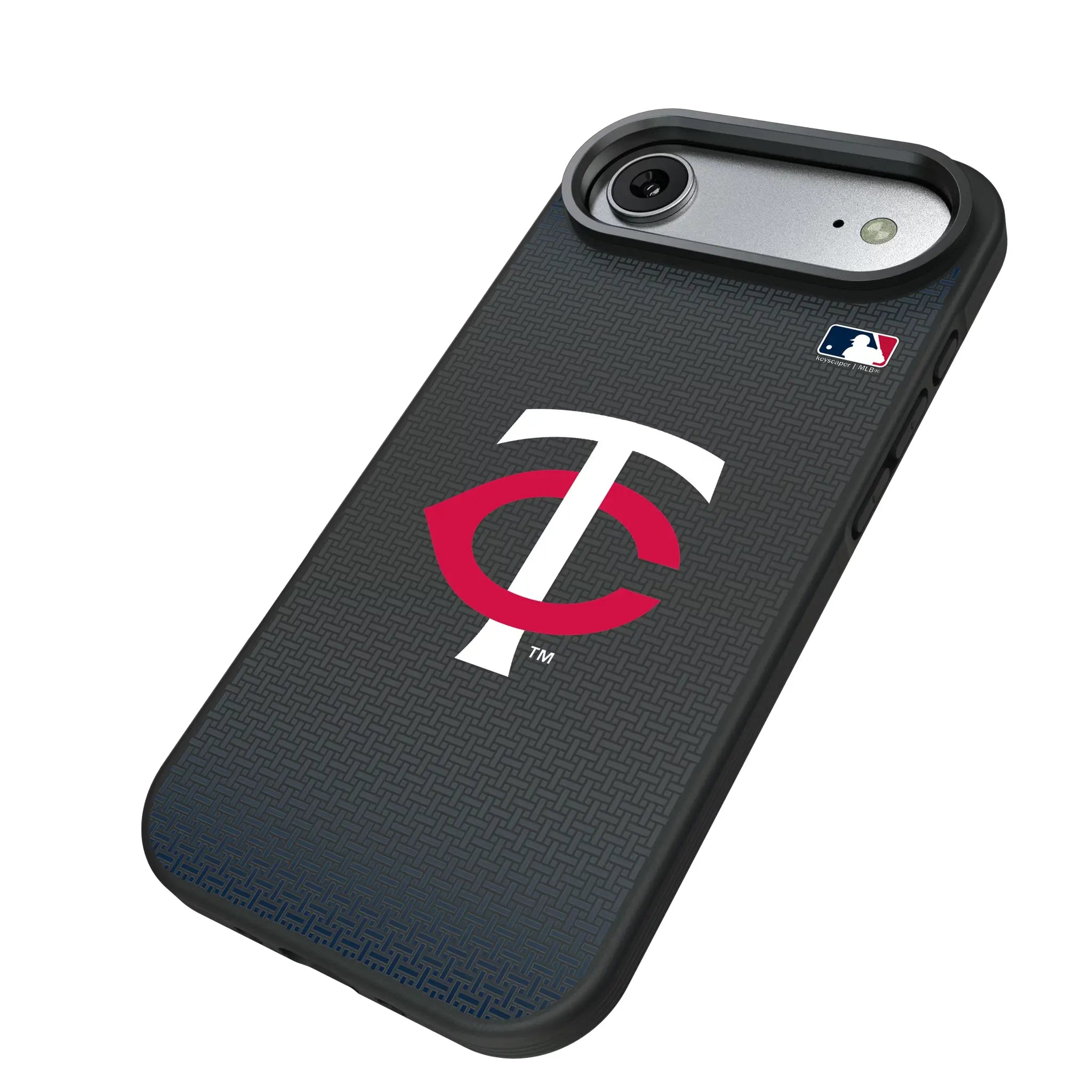 Minnesota Twins Linen iPhone Bump Phone Case for Apple iPhone - Isometric View#Device_iPhone Air