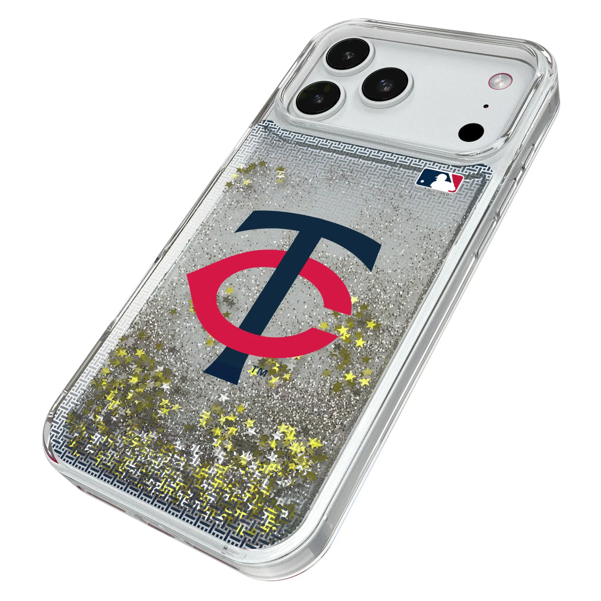 Minnesota Twins Linen iPhone Glitter Phone Case for Apple iPhone - Isometric View#Device_iPhone 18 Pro Max