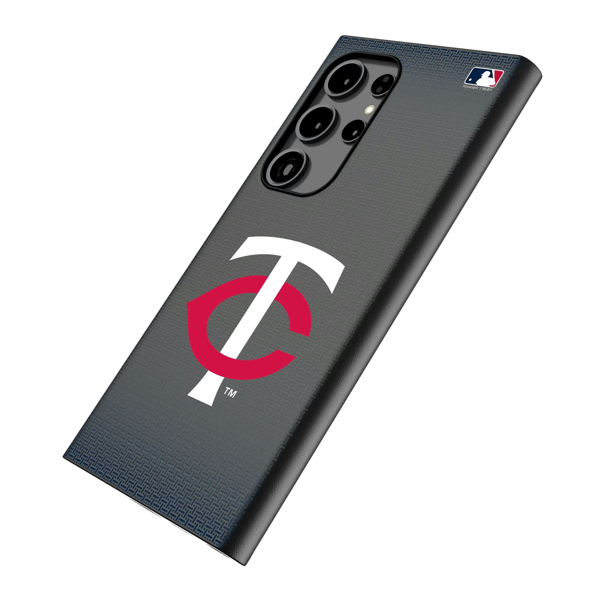 Minnesota Twins Linen Galaxy MagSafe Compatible Phone Case for Samsung Galaxy - Isometric View