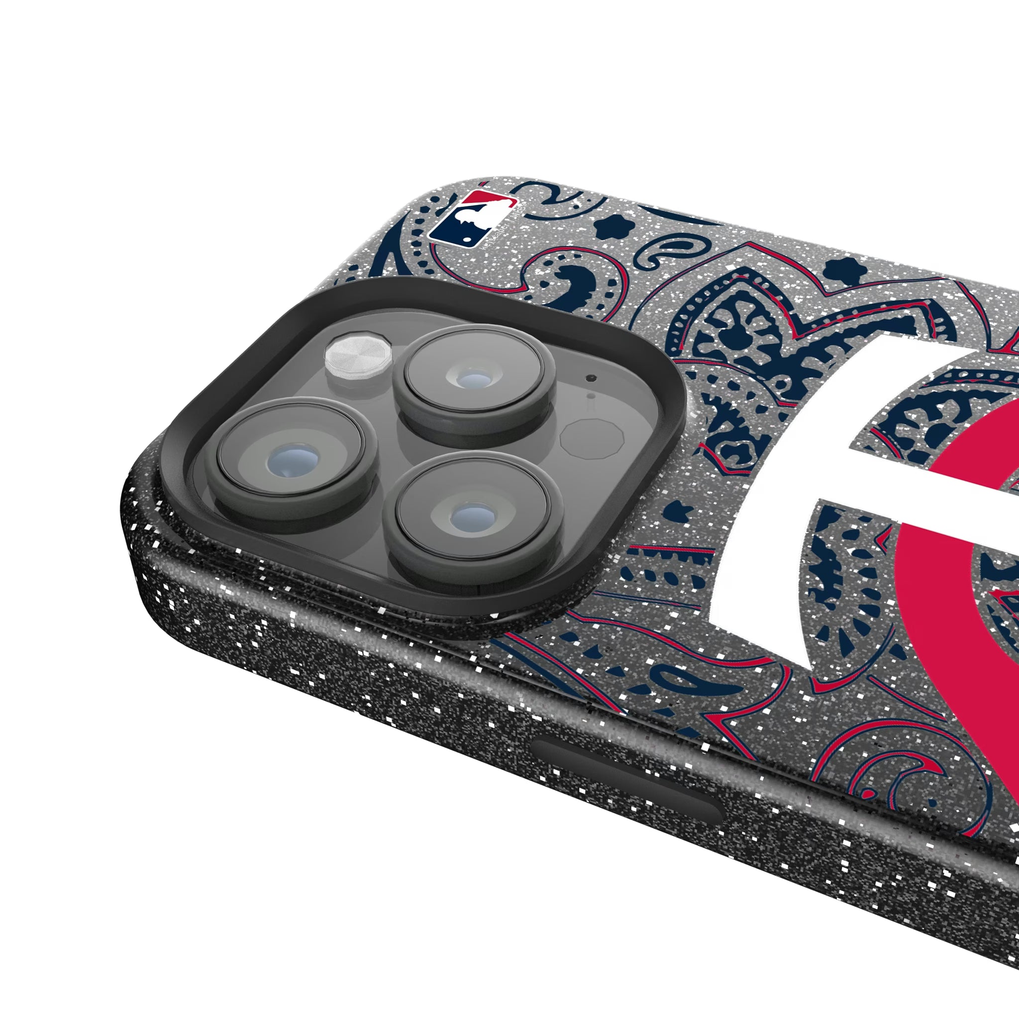 Minnesota Twins Paisley iPhone Bling Phone Case for Apple iPhone - Detail