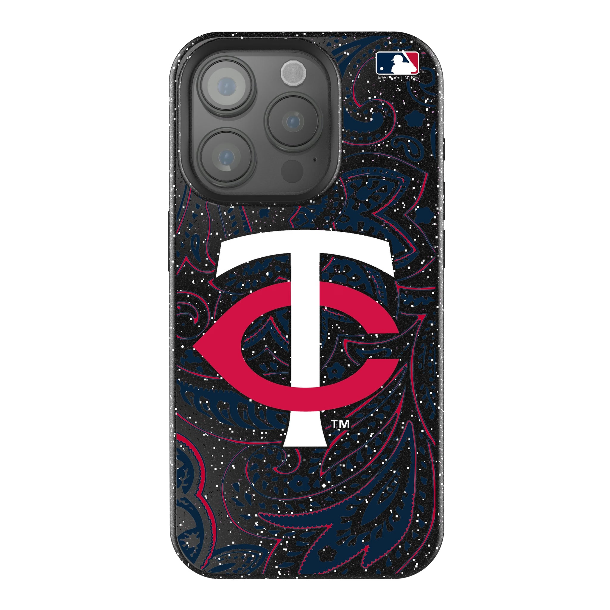 Minnesota Twins Paisley iPhone Bling Phone Case for Apple iPhone