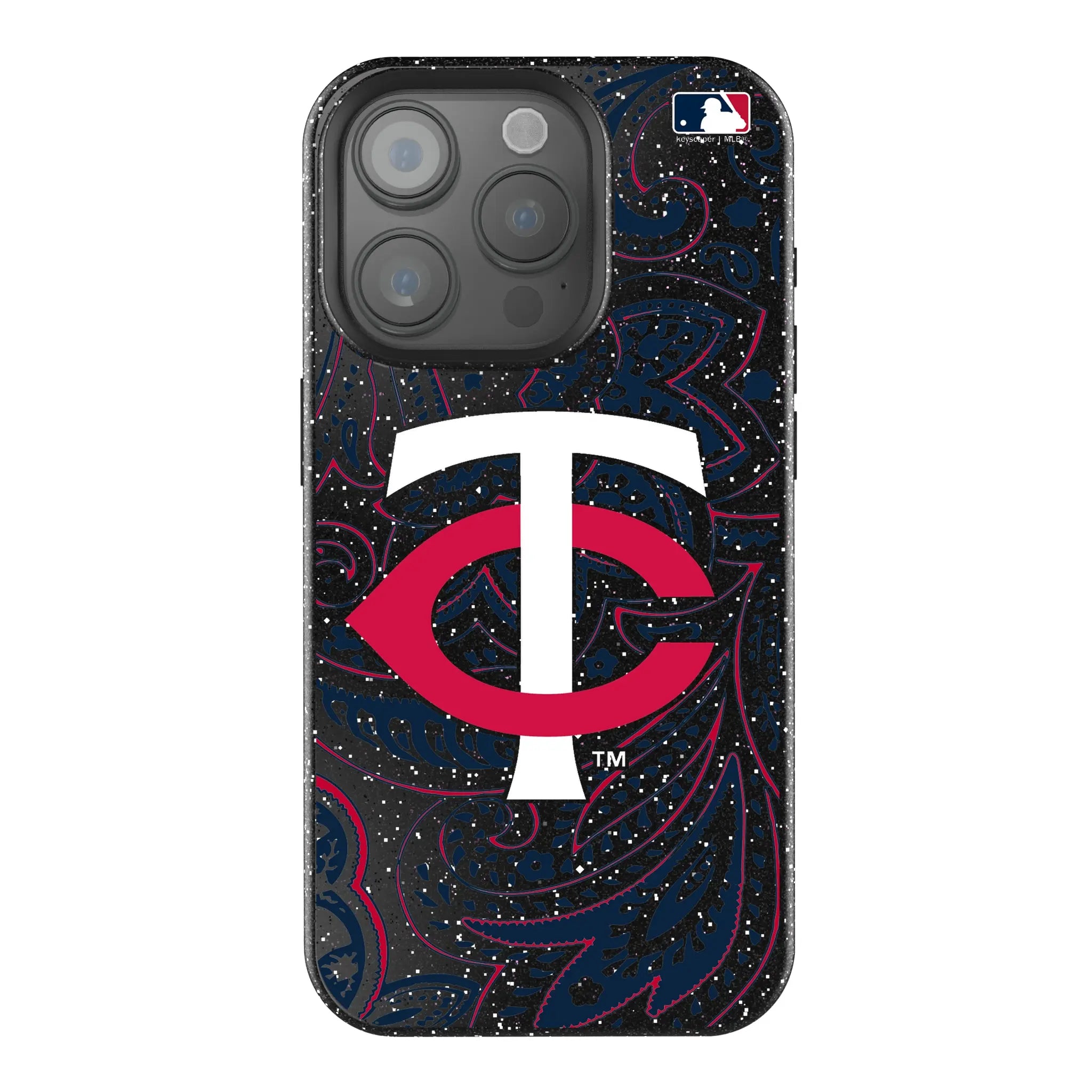 Minnesota Twins Paisley iPhone Bling Phone Case for Apple iPhone