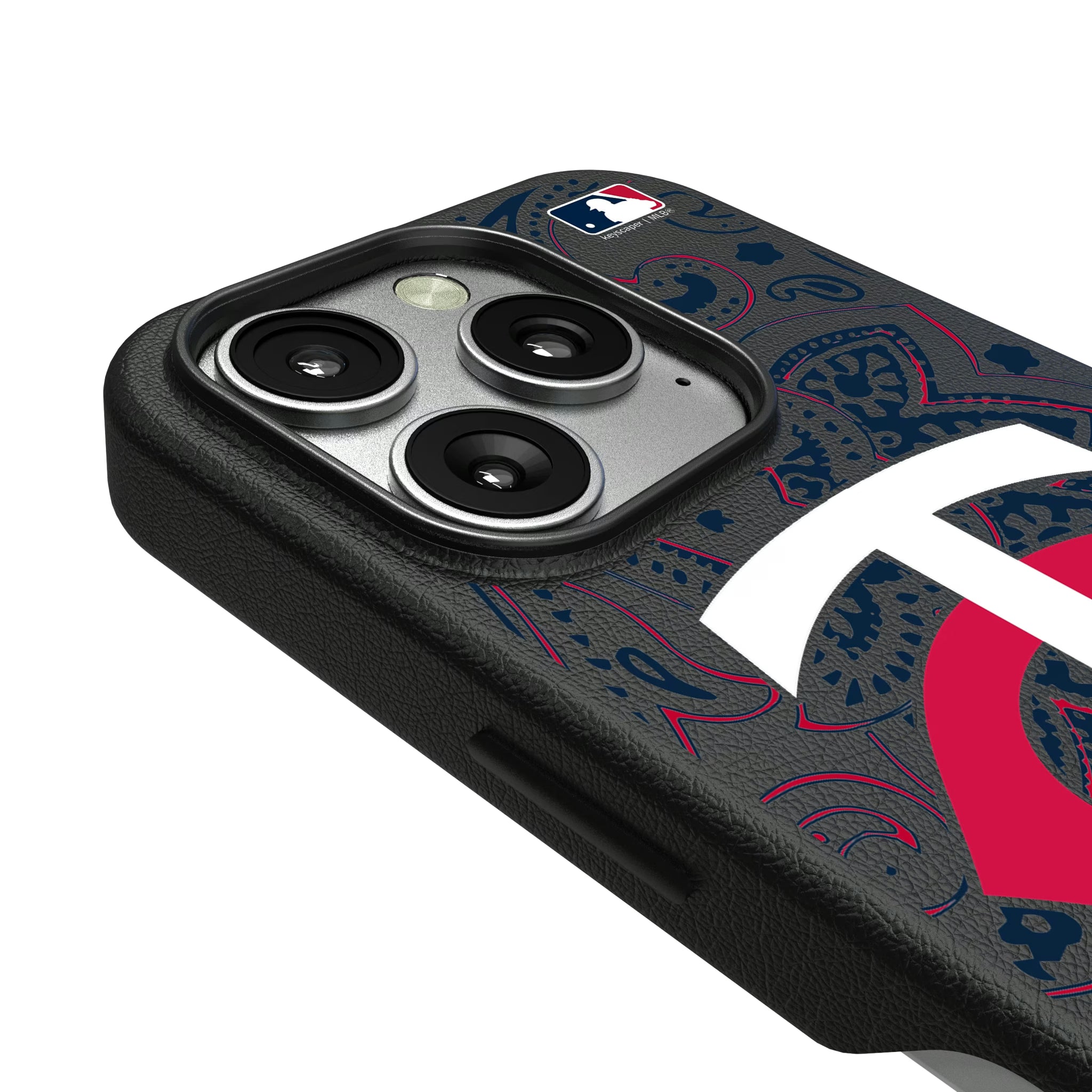 Minnesota Twins Paisley iPhone MagSafe Compatible Phone Case for Apple iPhone - Detail