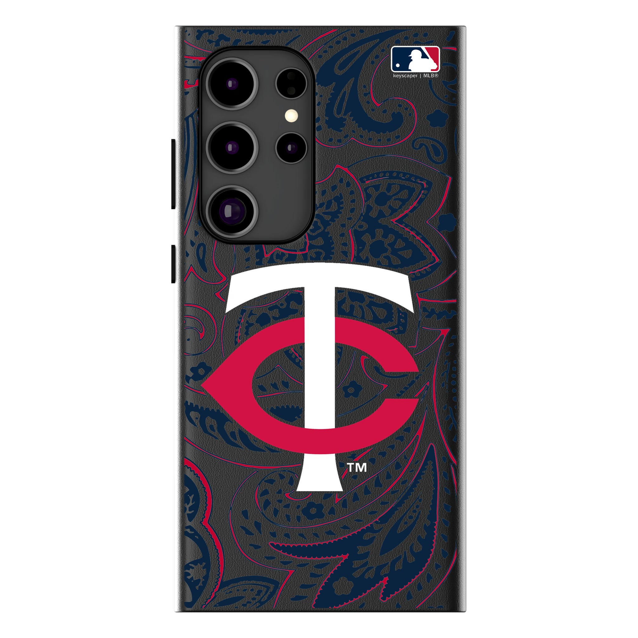 Minnesota Twins Paisley Galaxy MagSafe Compatible Phone Case for Samsung Galaxy