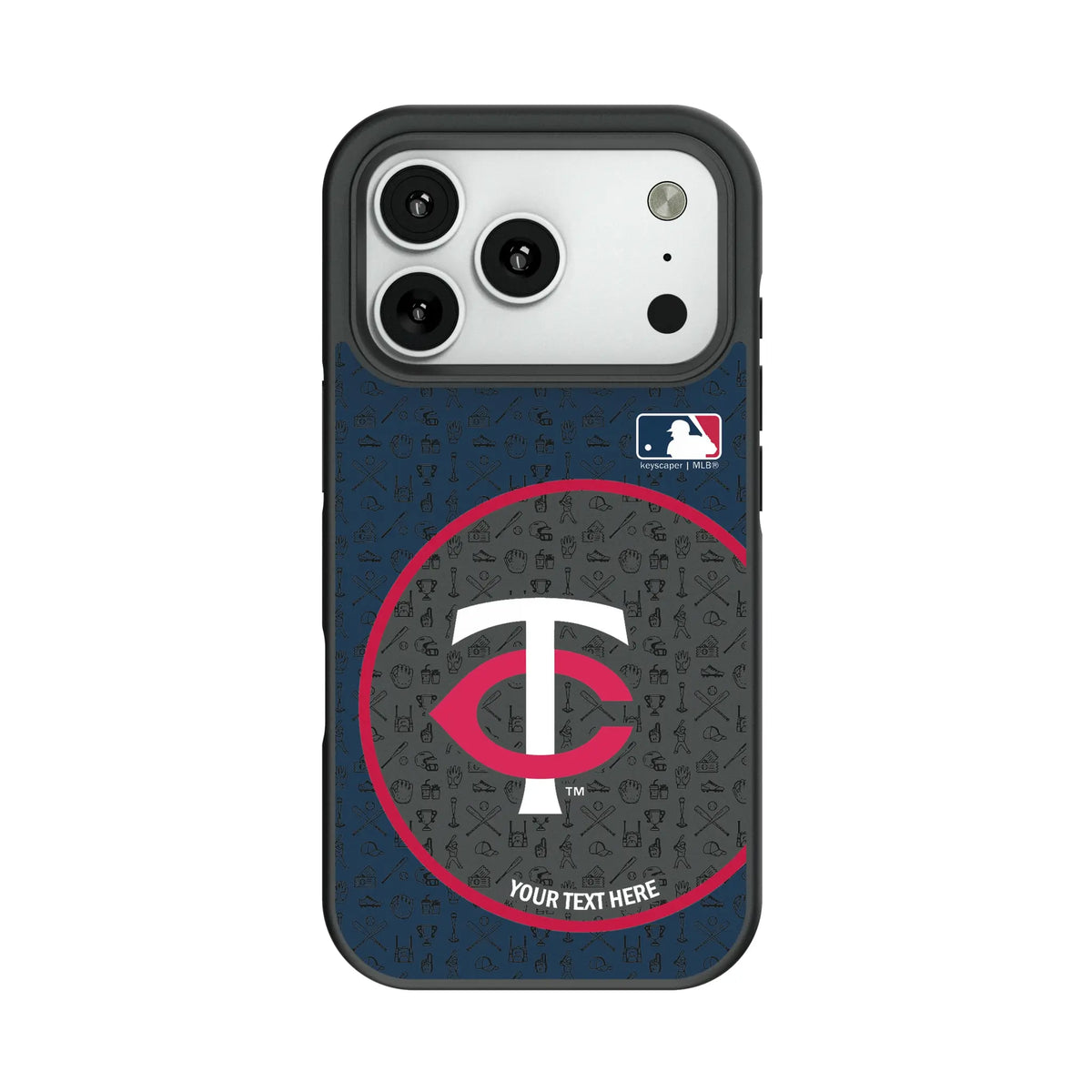Minnesota Twins Personalized Circle Bump Phone Case for Apple iPhone