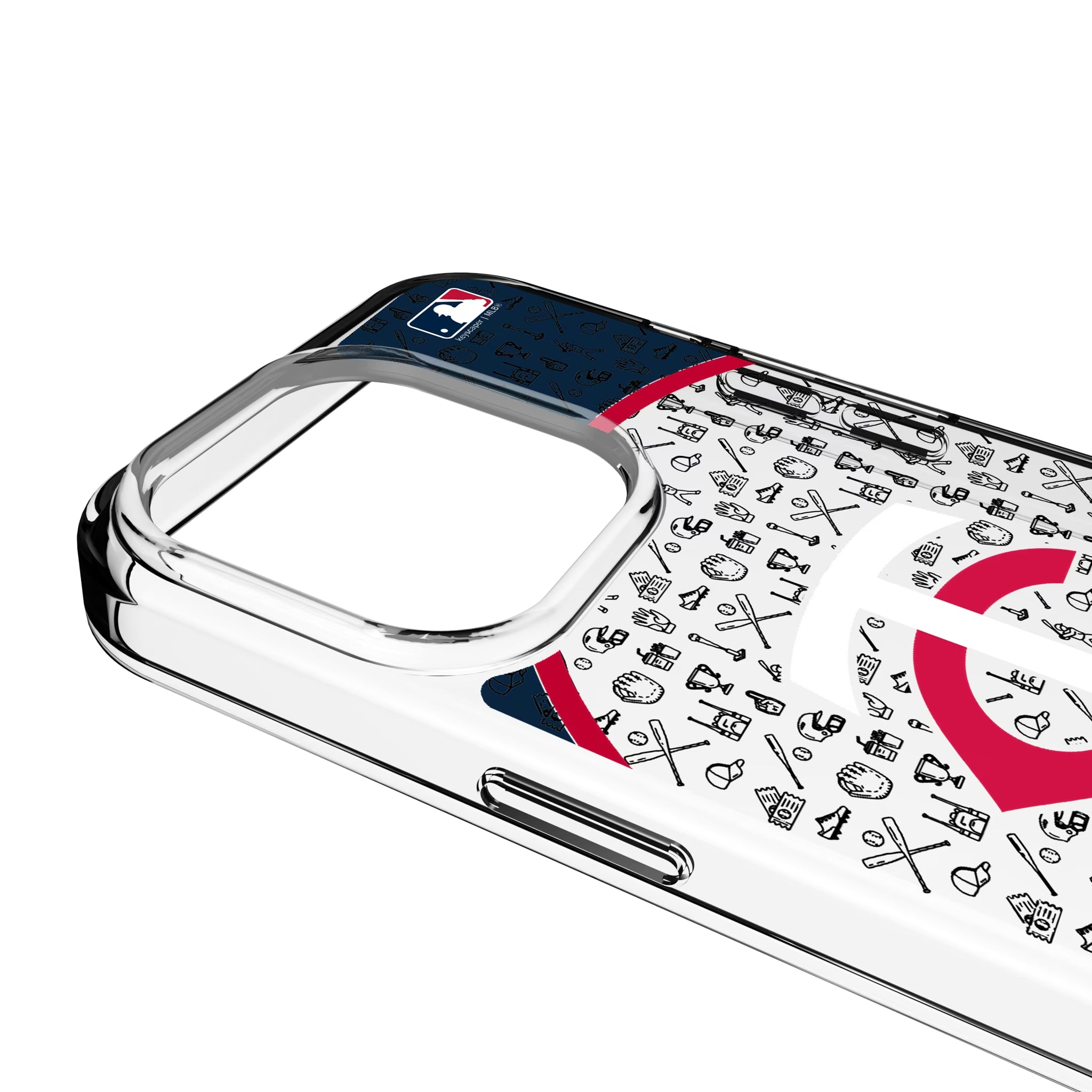Minnesota Twins Personalized Circle iPhone Clear Phone Case for Apple iPhone - Detail