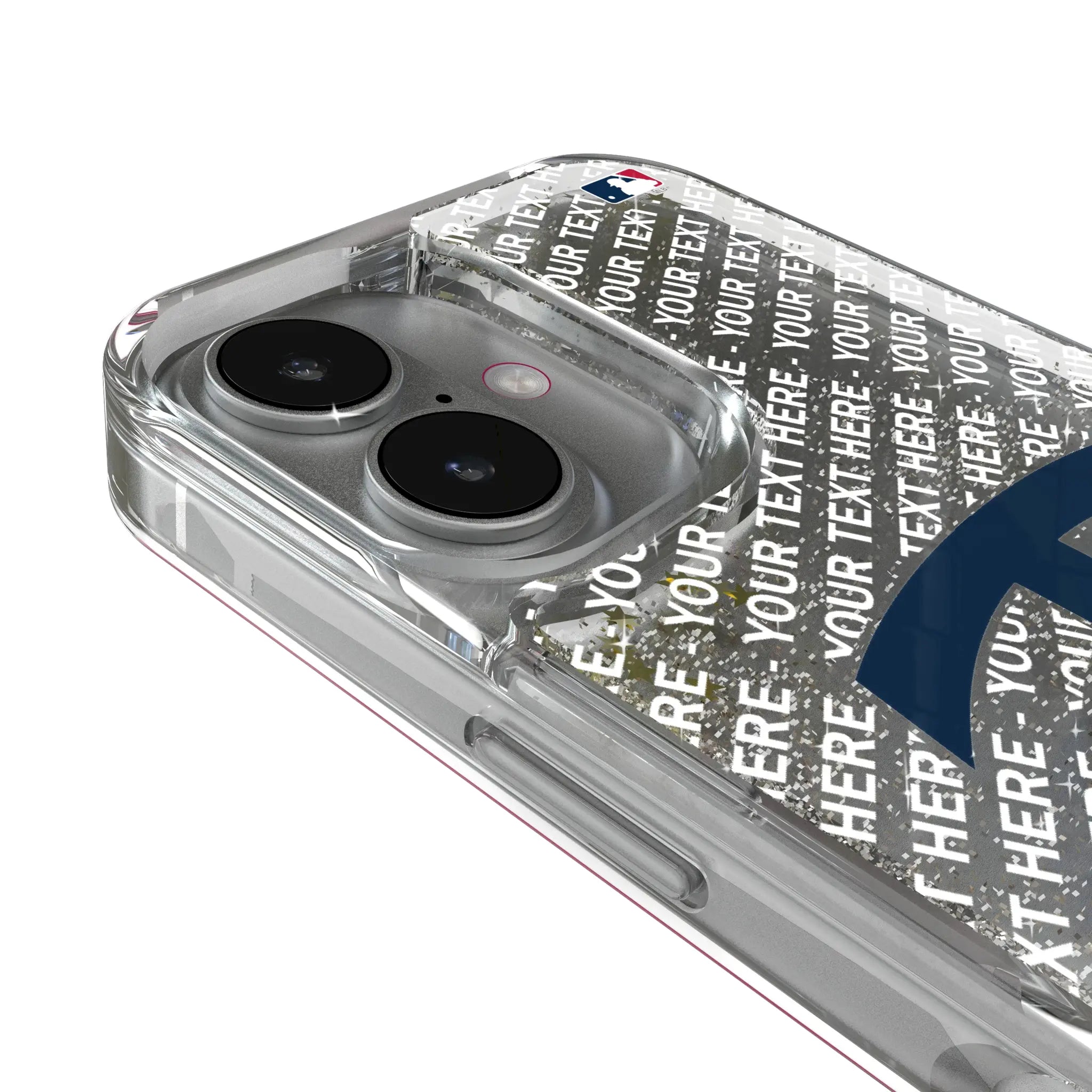 Minnesota Twins Personalized EndZone Plus iPhone Glitter Phone Case for Apple iPhone - Detail
