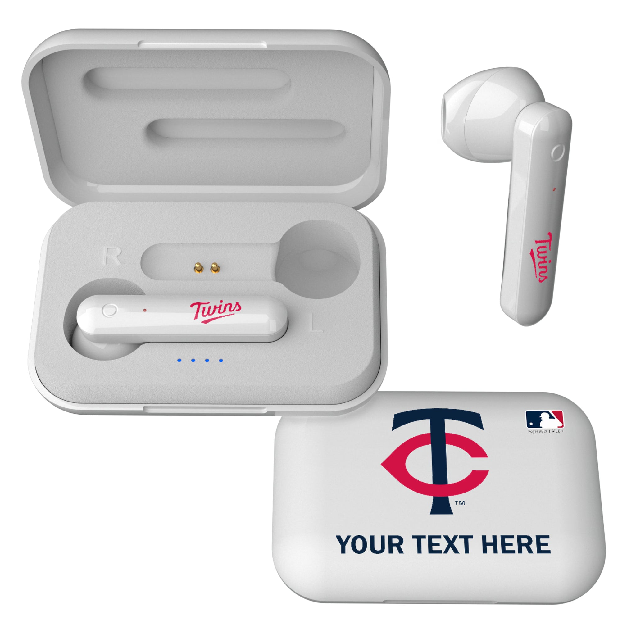 Minnesota Twins Personalized Insignia Wireless TWS Earbuds