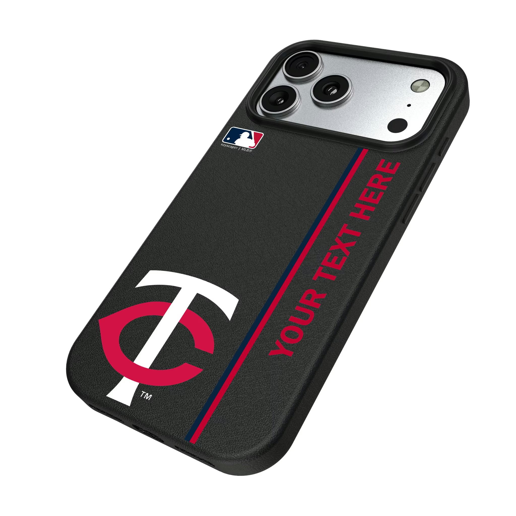 Minnesota Twins Personalized Sidebard iPhone MagSafe Compatible Phone Case for Apple iPhone - Isometric View#Device_iPhone 17 Pro Max