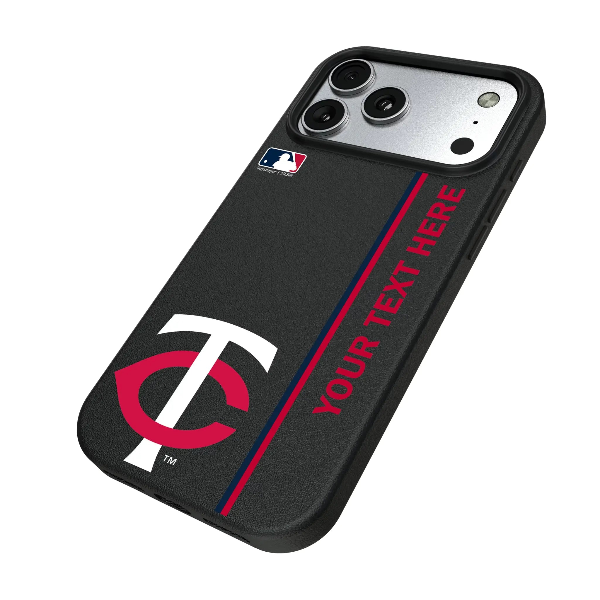 Minnesota Twins Personalized Sidebard iPhone MagSafe Compatible Phone Case for Apple iPhone - Isometric View#Device_iPhone 17 Pro Max