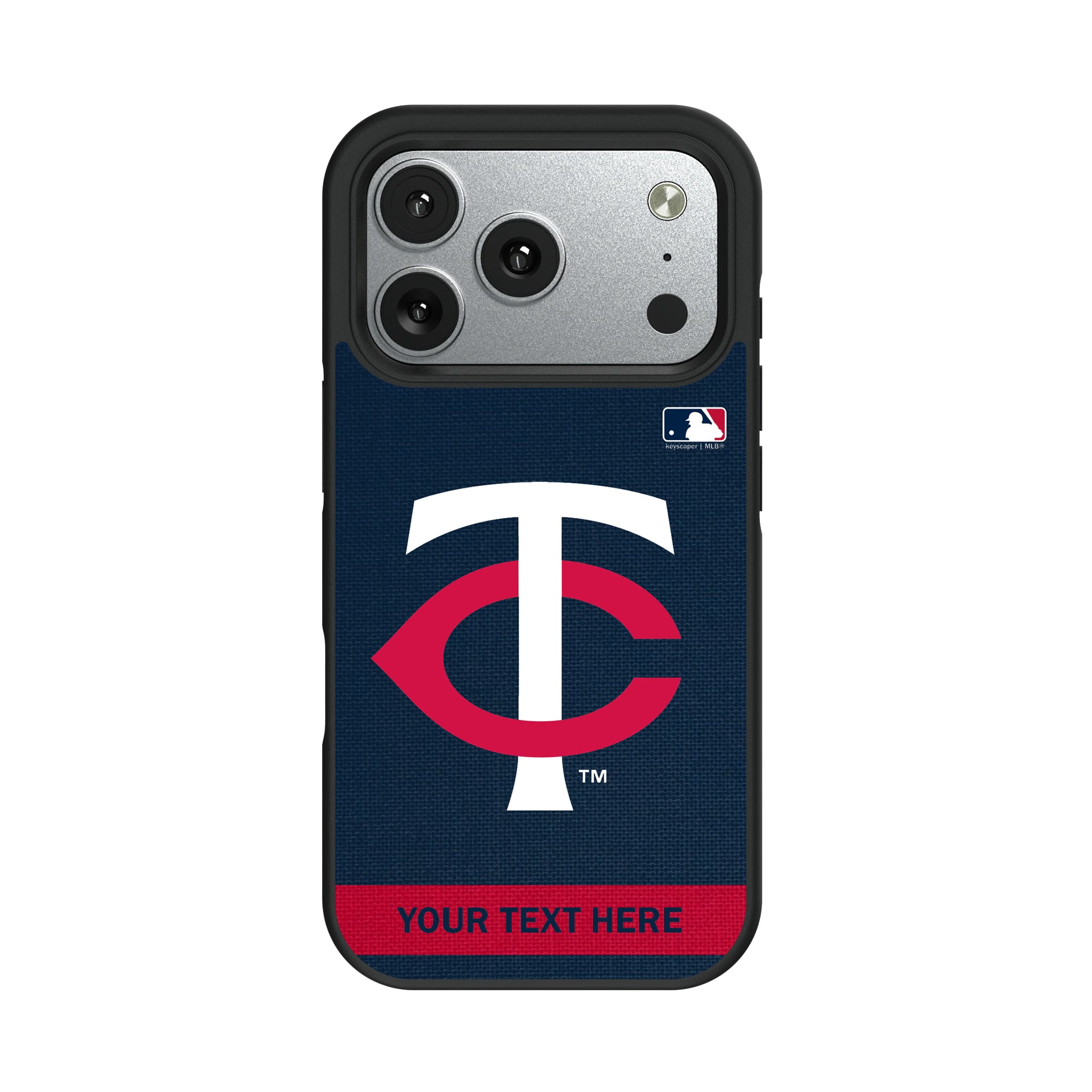 Minnesota Twins Personalized Stripe iPhone Bump Phone Case for Apple iPhone#Device_iPhone 17 Pro