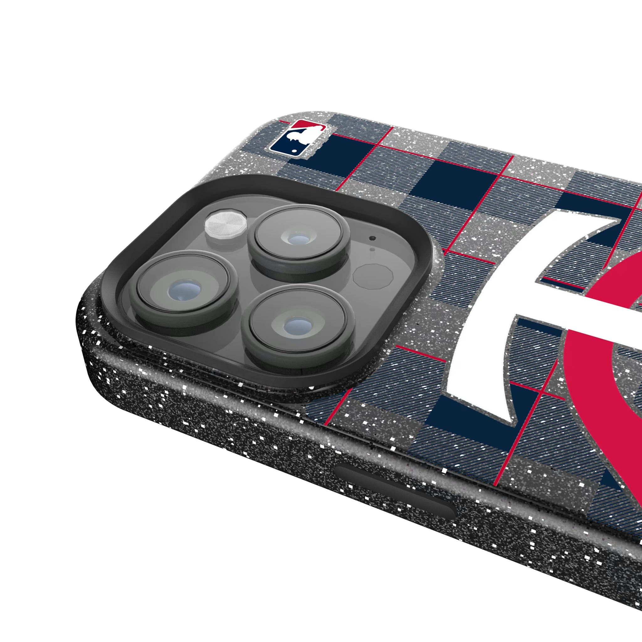 Minnesota Twins Plaid iPhone Bling Phone Case for Apple iPhone - Detail