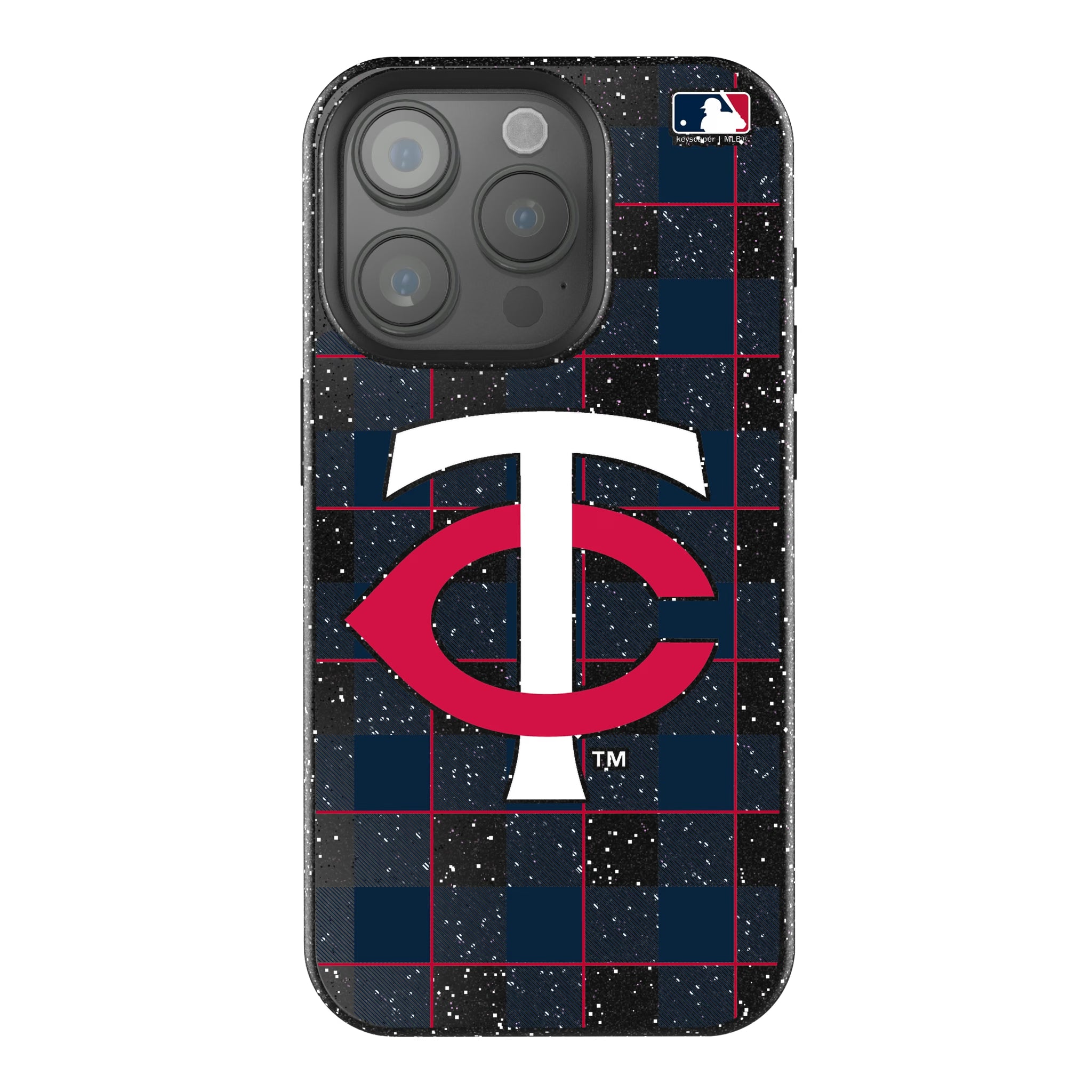 Minnesota Twins Plaid iPhone Bling Phone Case for Apple iPhone