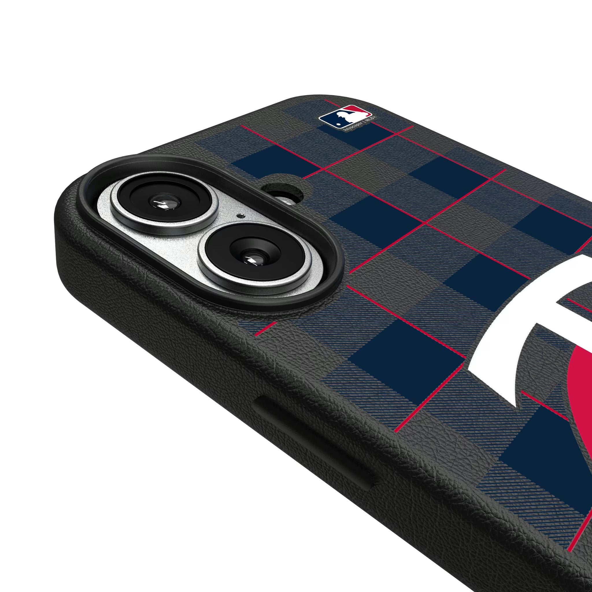 Minnesota Twins Plaid iPhone MagSafe Compatible Phone Case for Apple iPhone - Detail#Device_iPhone 17
