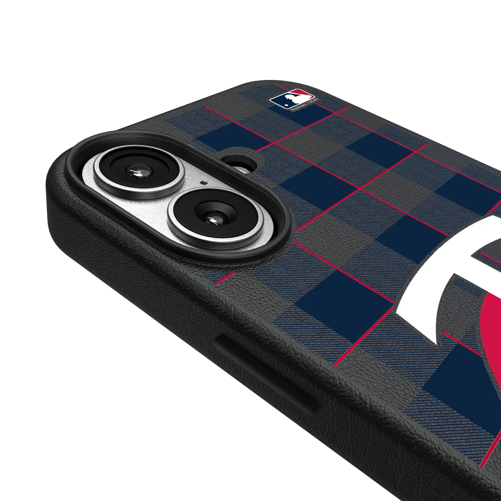 Minnesota Twins Plaid iPhone MagSafe Compatible Phone Case for Apple iPhone - Detail#Device_iPhone 17