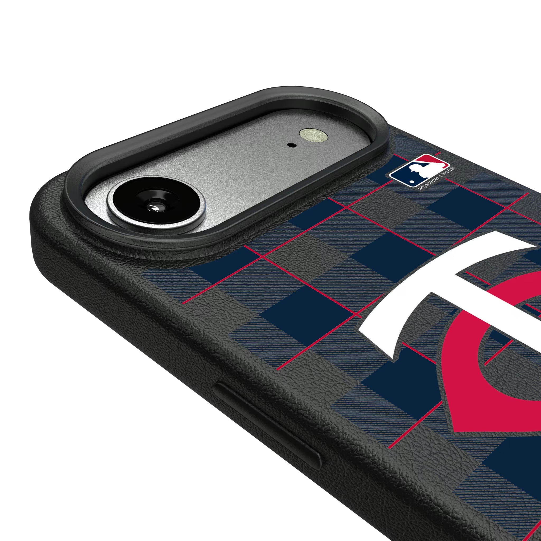 Minnesota Twins Plaid iPhone MagSafe Compatible Phone Case for Apple iPhone - Detail#Device_iPhone Air
