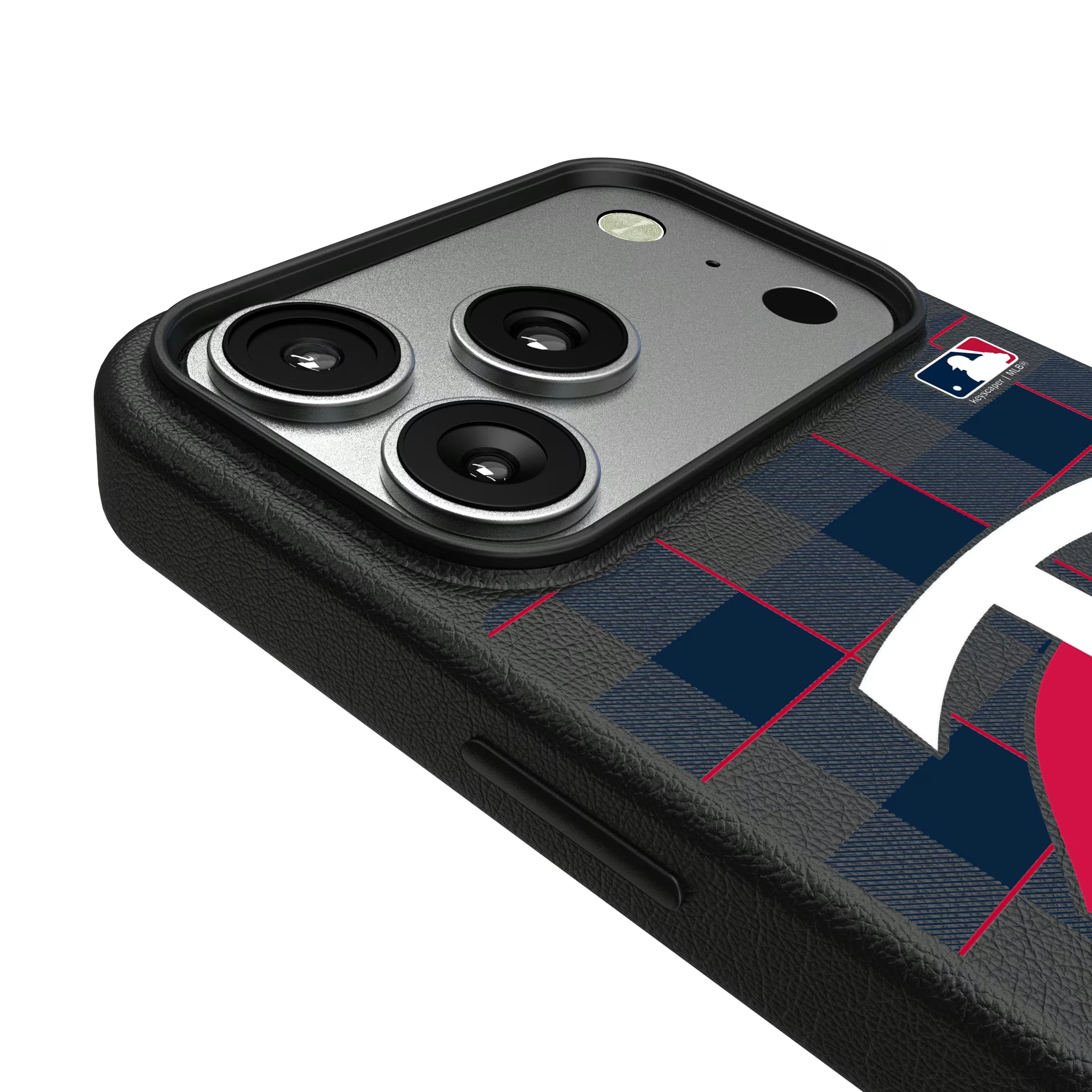 Minnesota Twins Plaid iPhone MagSafe Compatible Phone Case for Apple iPhone - Detail#Device_iPhone 17 Pro
