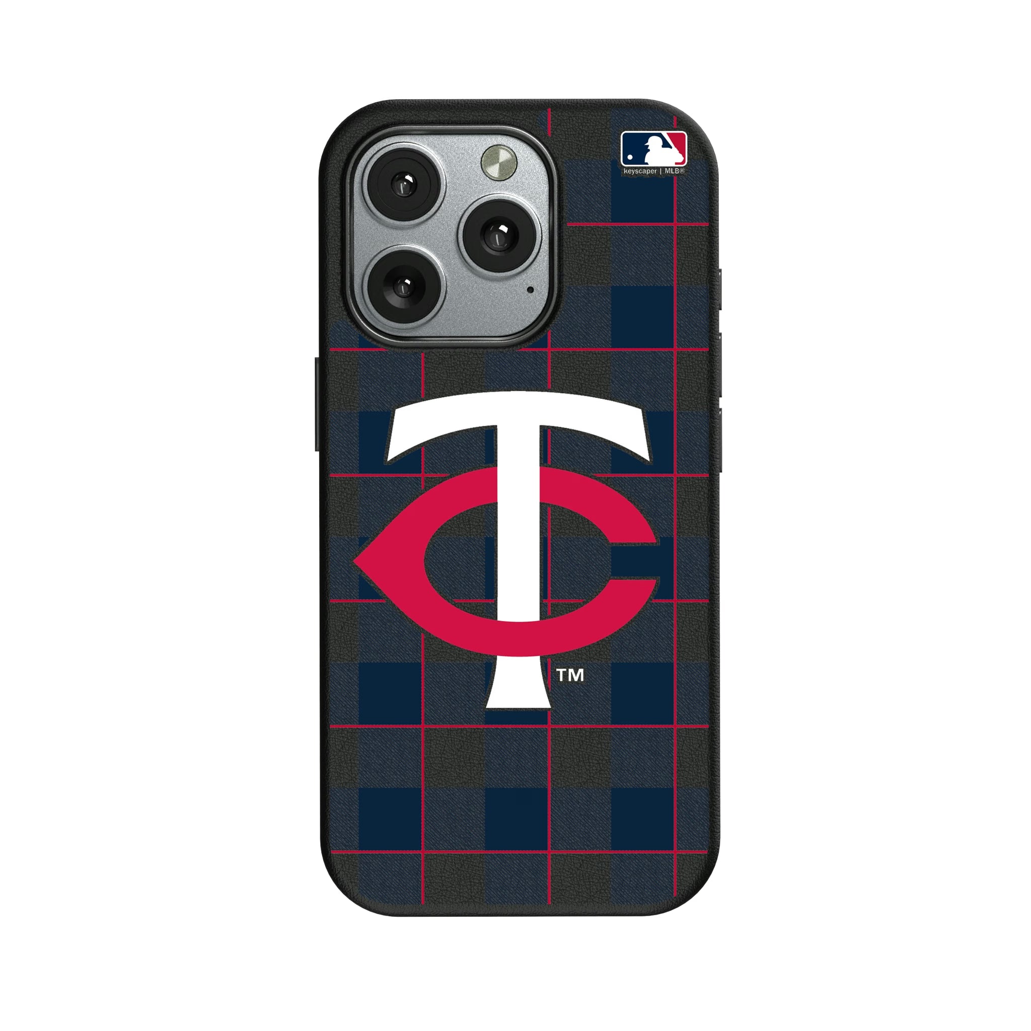 Minnesota Twins Plaid iPhone MagSafe Compatible Phone Case for Apple iPhone